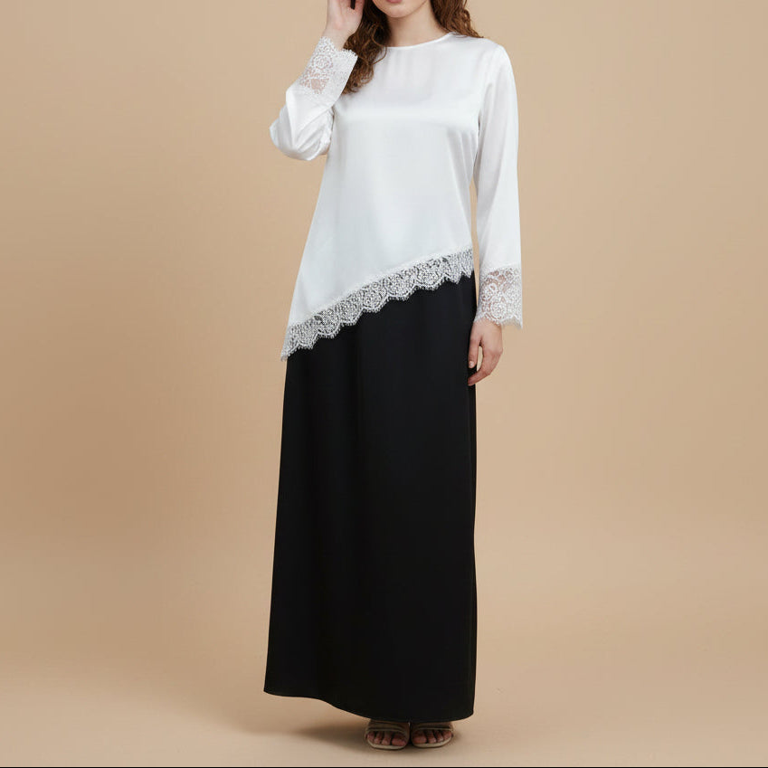 Celestine Satin Modest Co-Ord Set, view 7