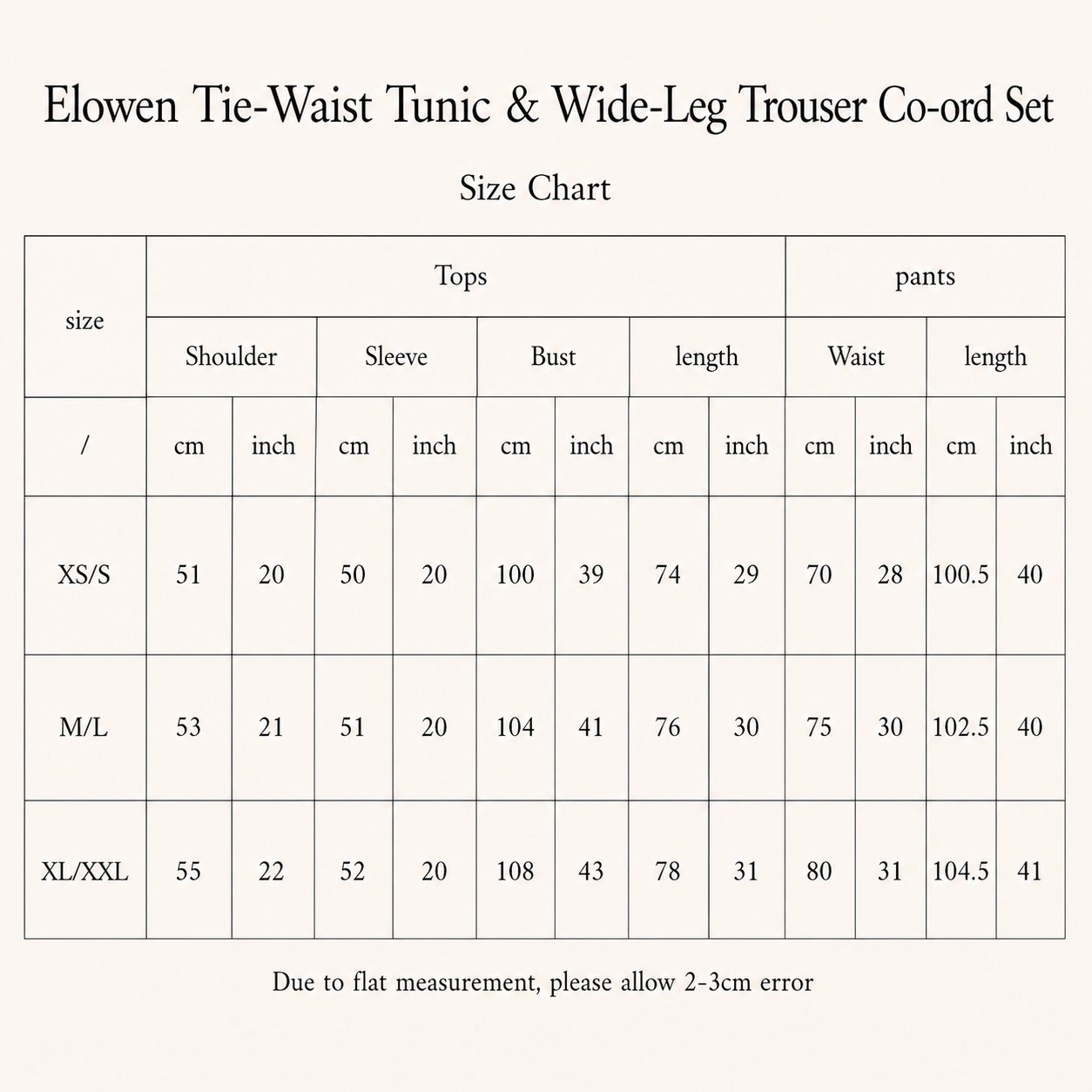 Elowen Tie-Waist Tunic & Wide-Leg Trouser Co-ord Set, view 6