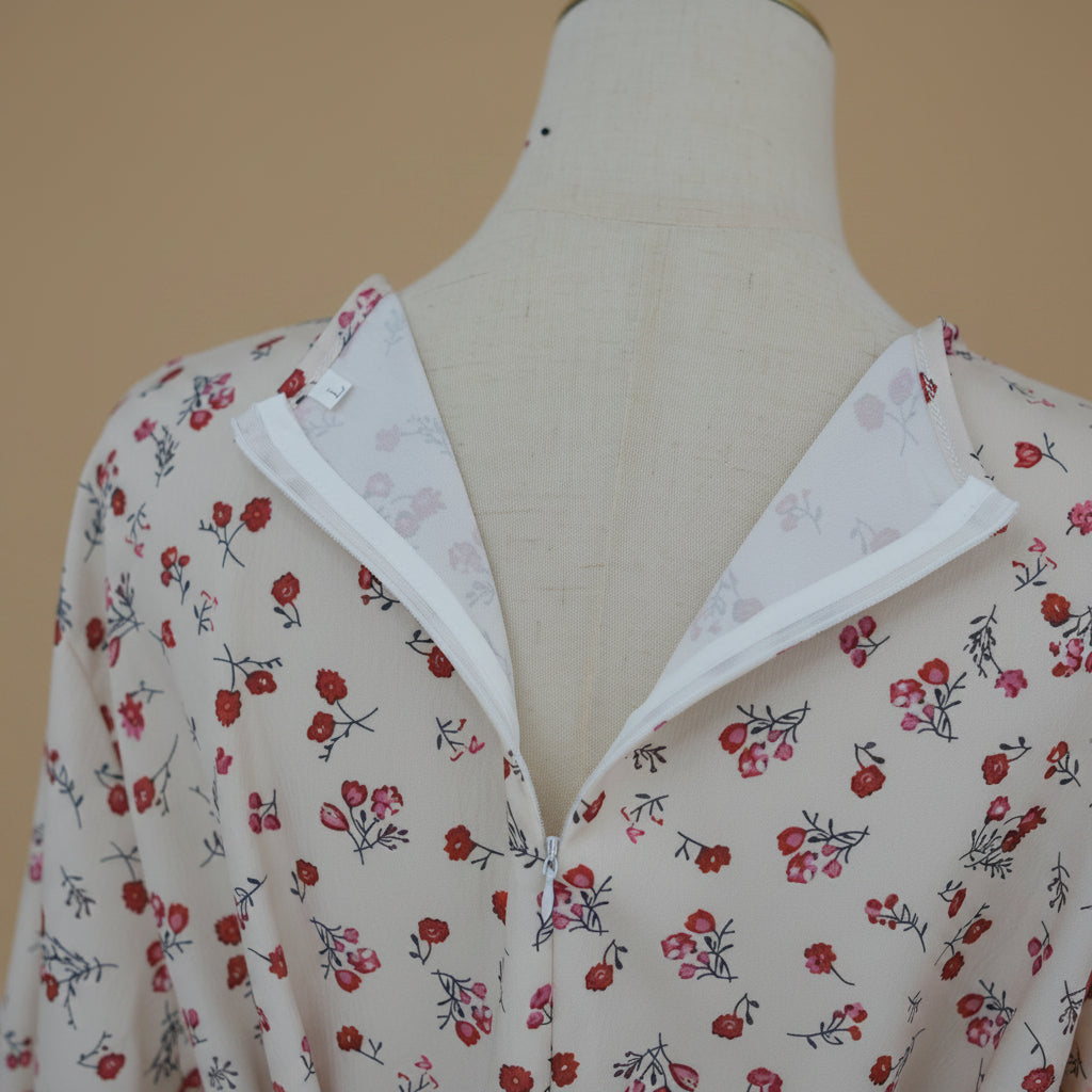Rosalie Floral Modest Maxi Dress, view 7