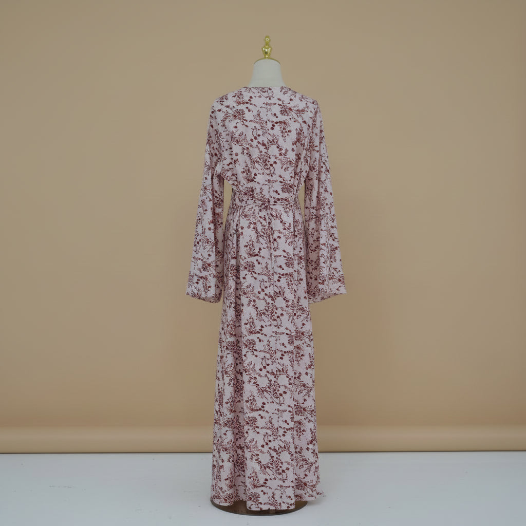 Amélie Botanical Modest Maxi Dress, view 7