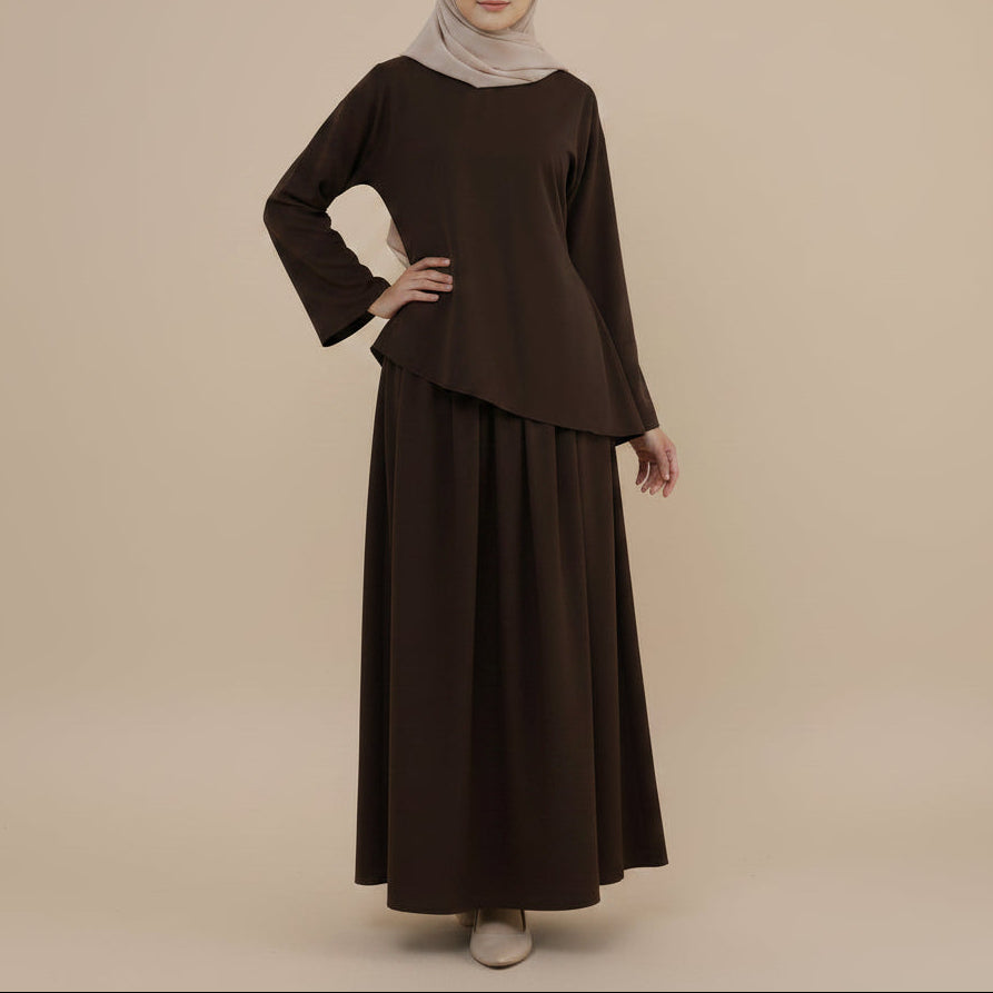 Liora Modest Tunic & Maxi Skirt Co-Ord Set by Try Modest