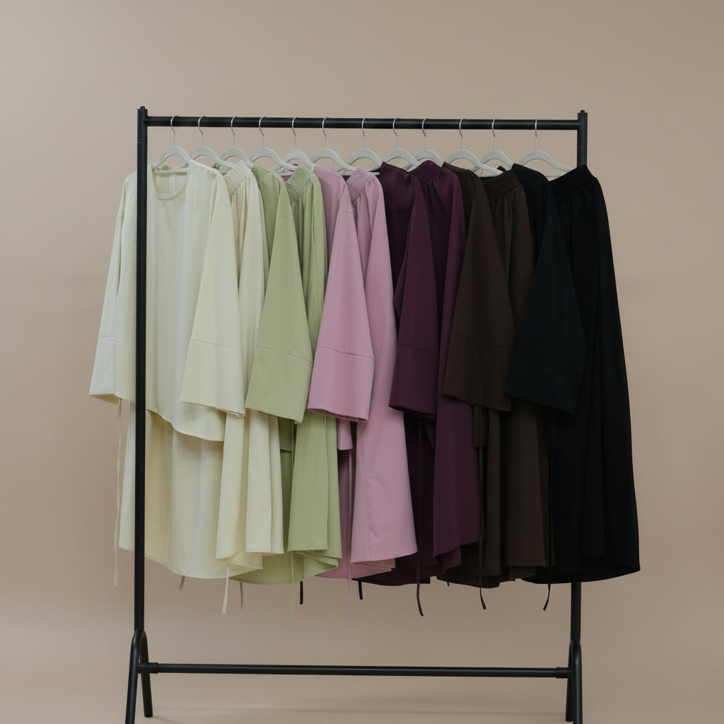 Liora Modest Tunic & Maxi Skirt Co-Ord Set, view 8