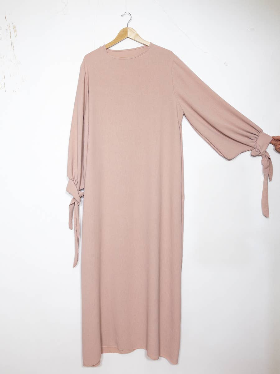 Safa Tied Sleeve Abaya, view 2