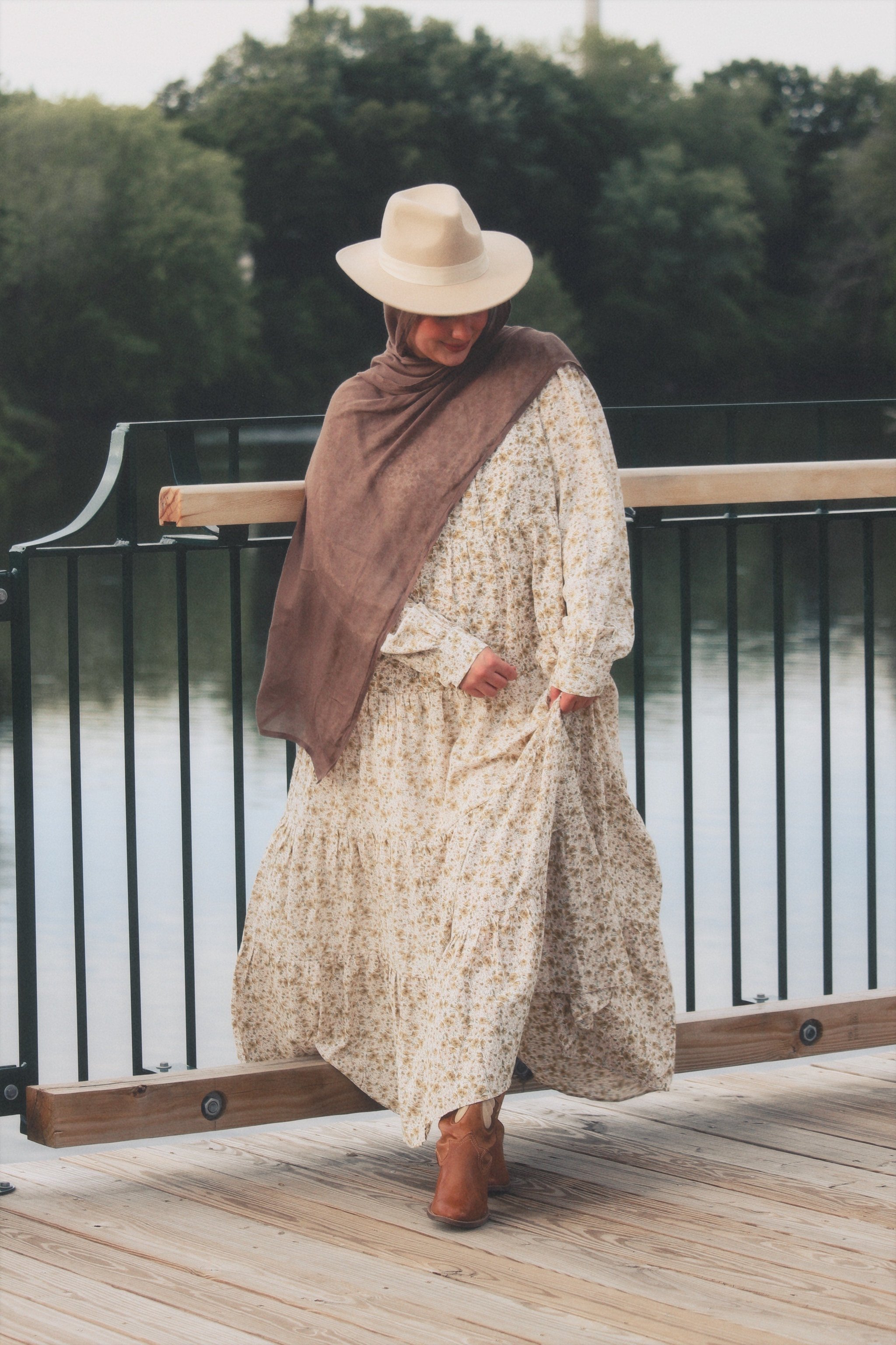 Zahra Floral Maxi Dress, view 2