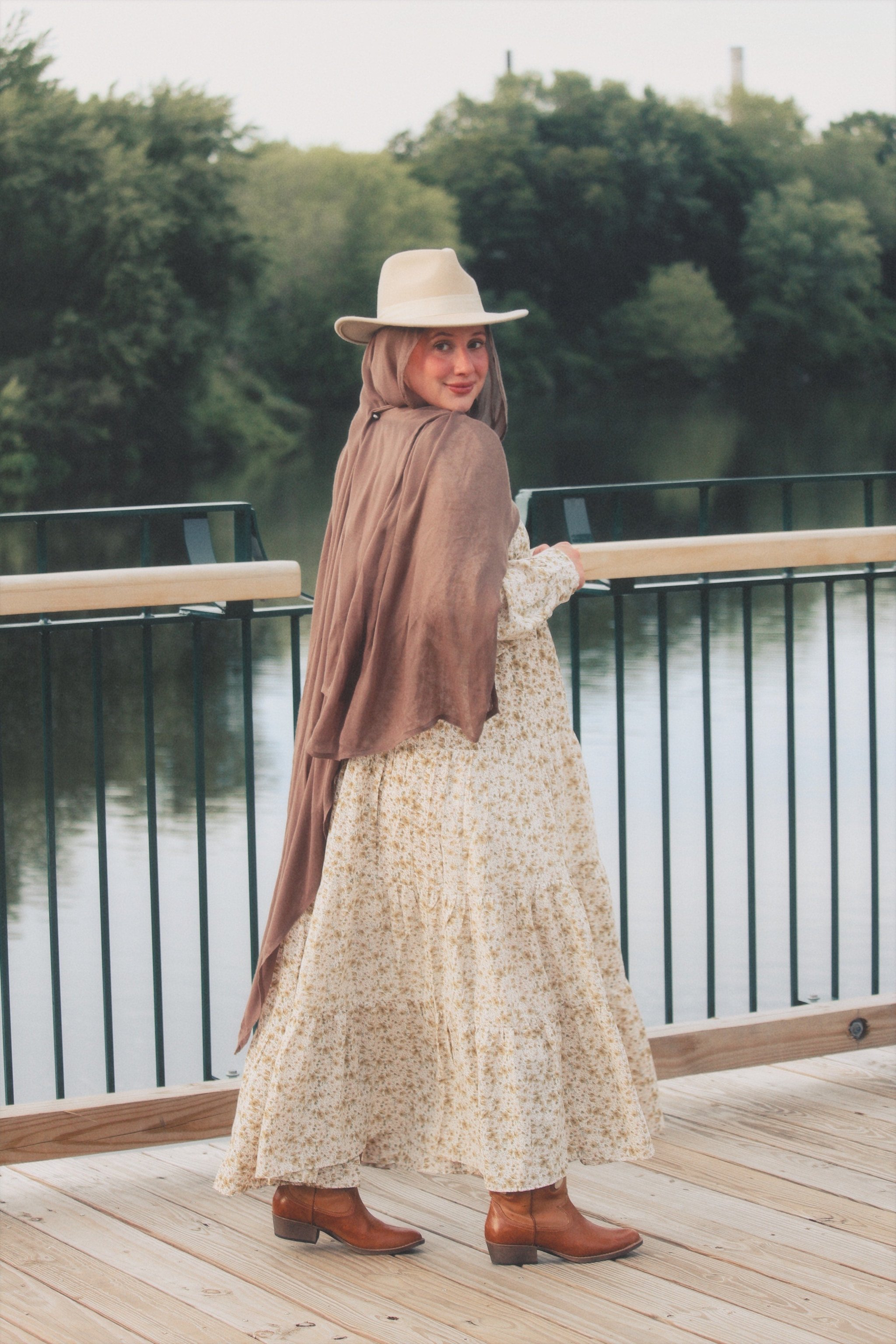 Zahra Floral Maxi Dress, view 4