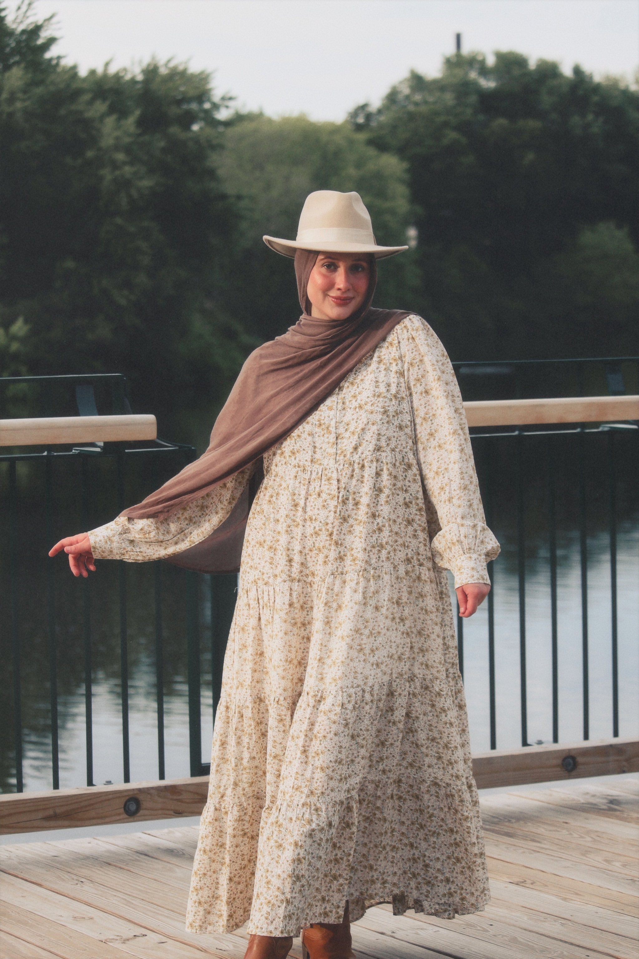 Zahra Floral Maxi Dress, view 5