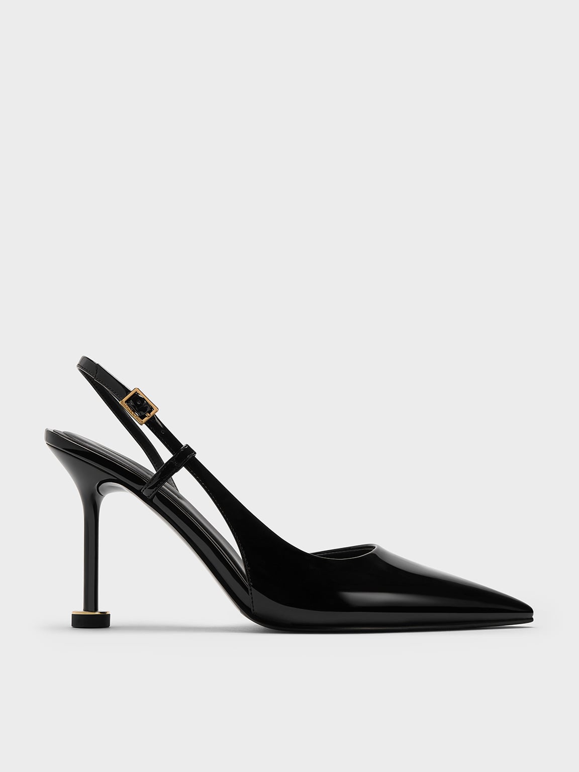 CHARLES & KEITH - Wynn Patent Statement-Heel Slingback Pumps by Charles & Keith US