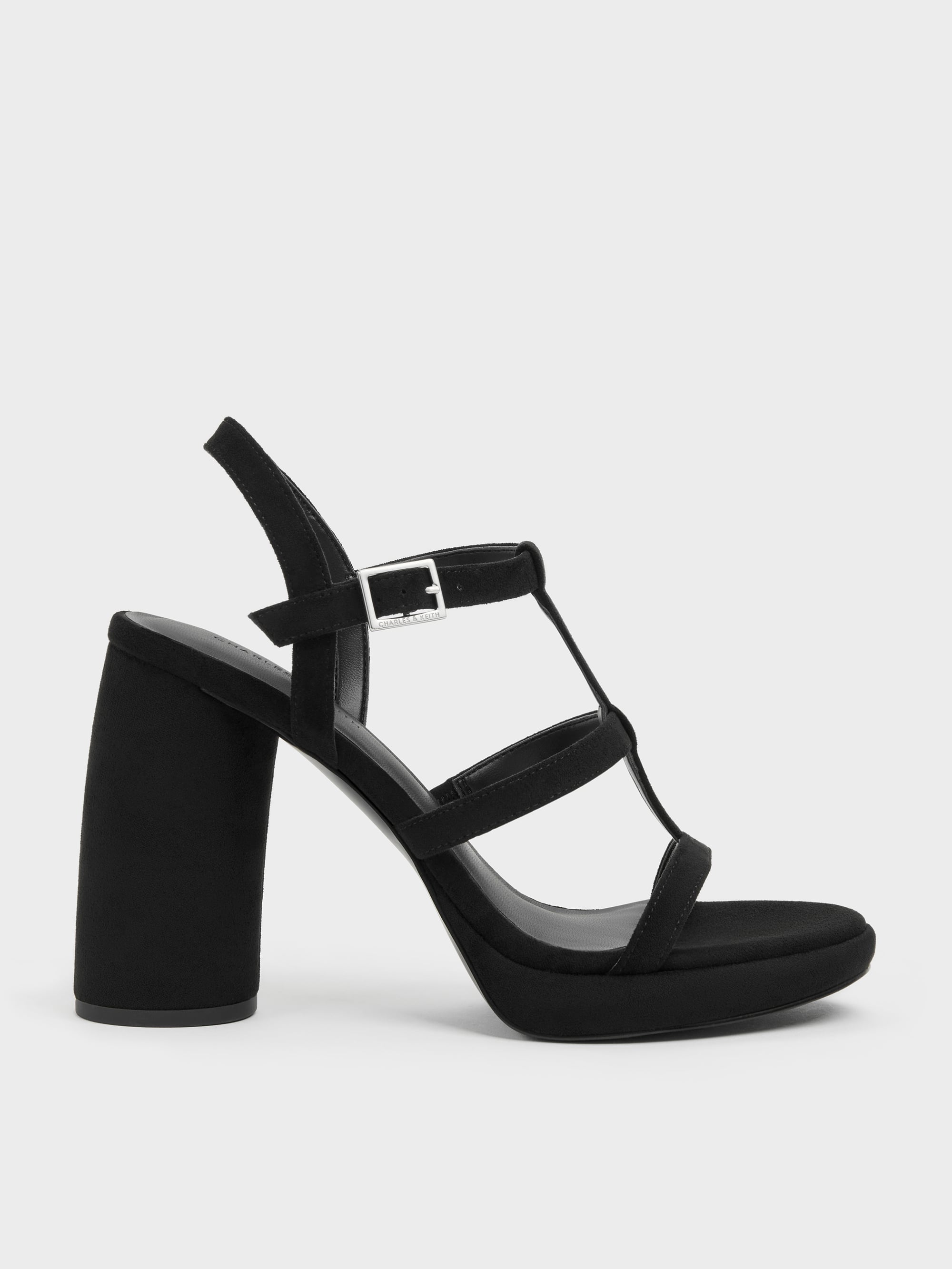 CHARLES & KEITH - Aether Faux Suede Platform Sandals by Charles & Keith US