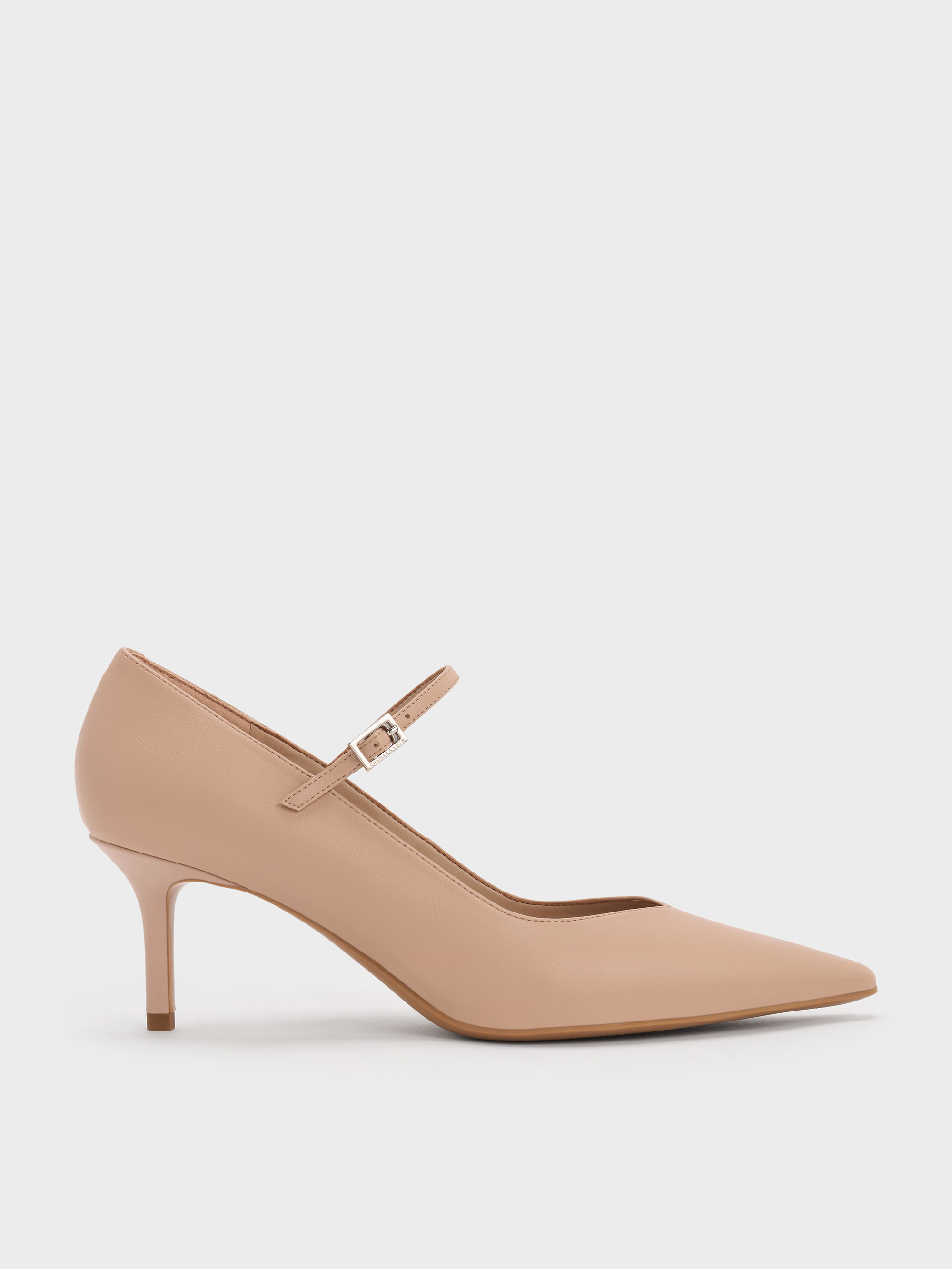 CHARLES & KEITH - Pointed Mary Jane Pumps by Charles & Keith US