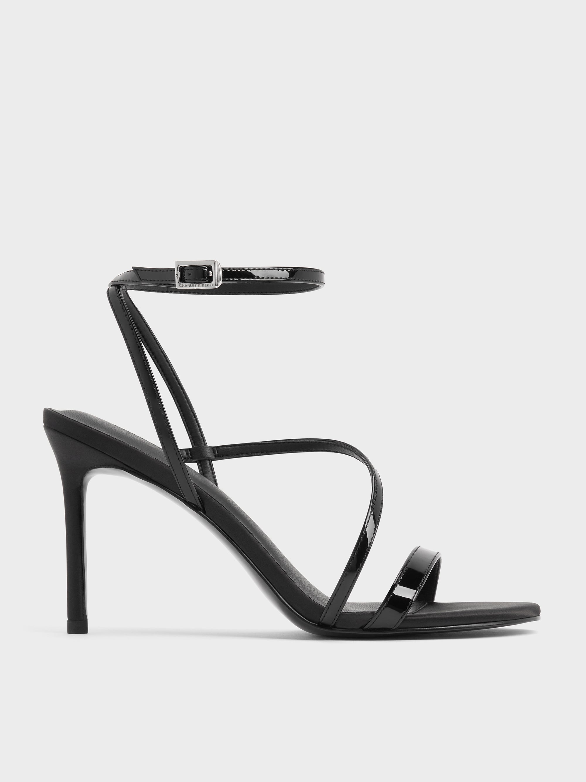 CHARLES & KEITH - Andricia Patent Strappy Stiletto Sandals by Charles & Keith US