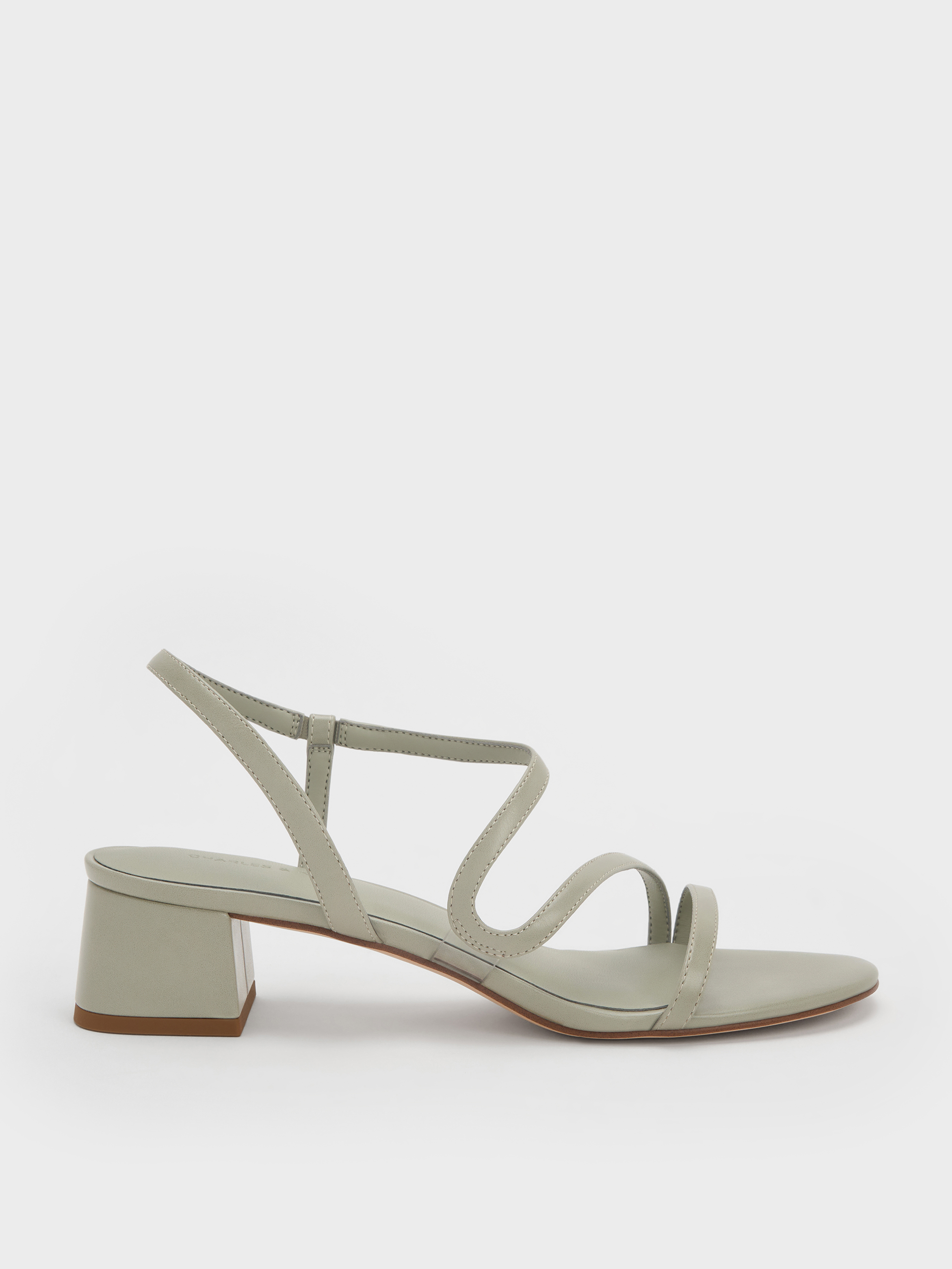 CHARLES & KEITH - Arden Wavy Slingback Sandals by Charles & Keith US