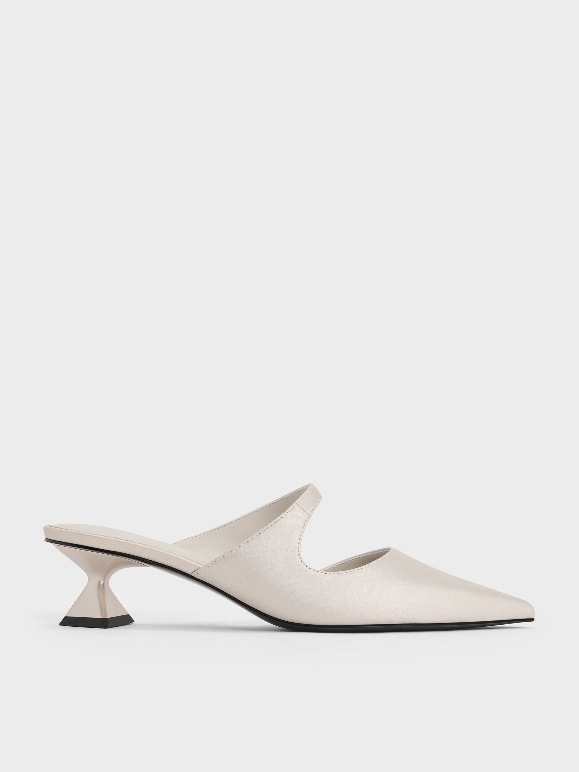 CHARLES & KEITH - Vada Asymmetric Sculptural Heel Pumps by Charles & Keith US
