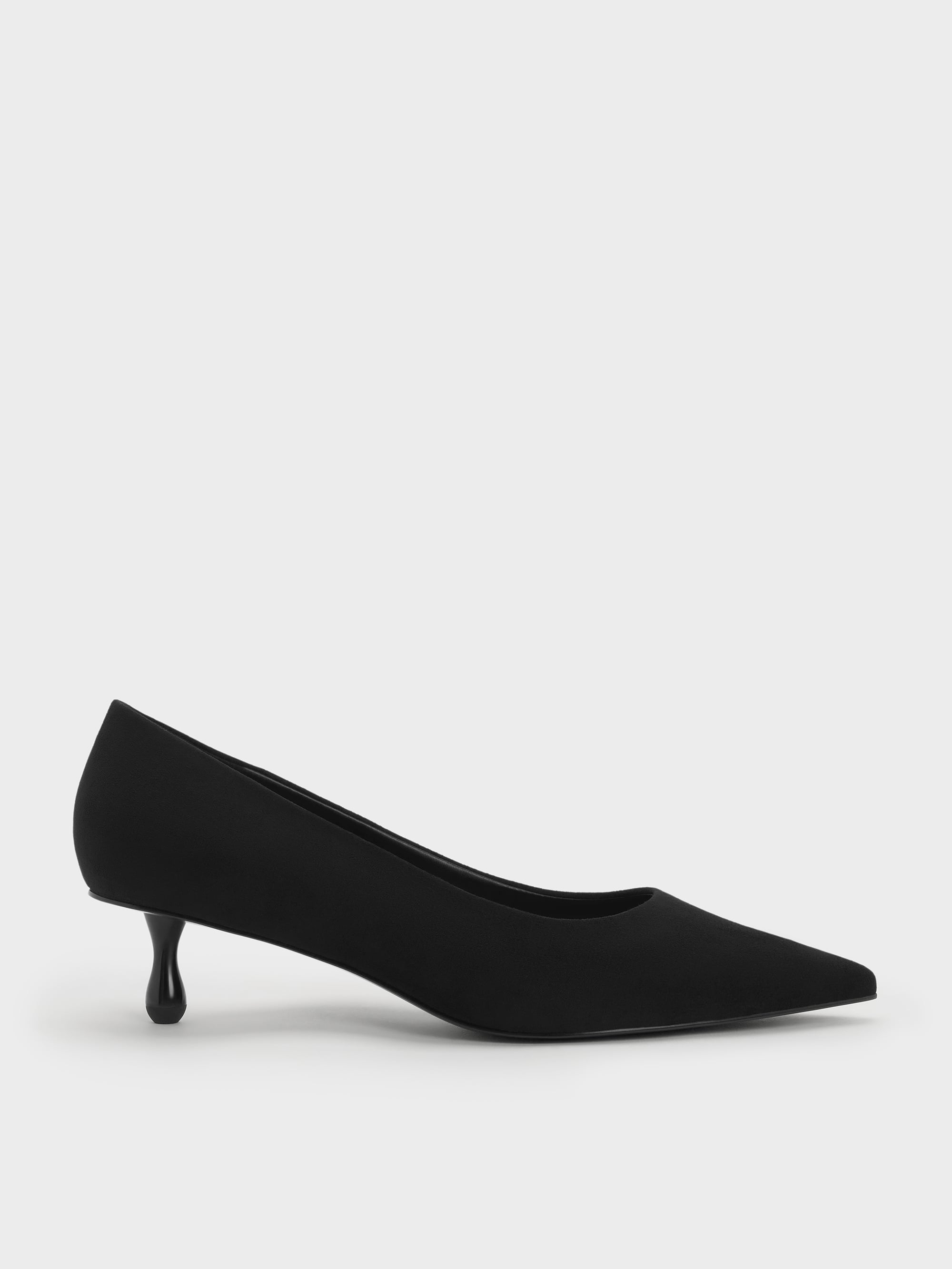 CHARLES & KEITH - Ruthie Faux Suede Kitten Heels by Charles & Keith US