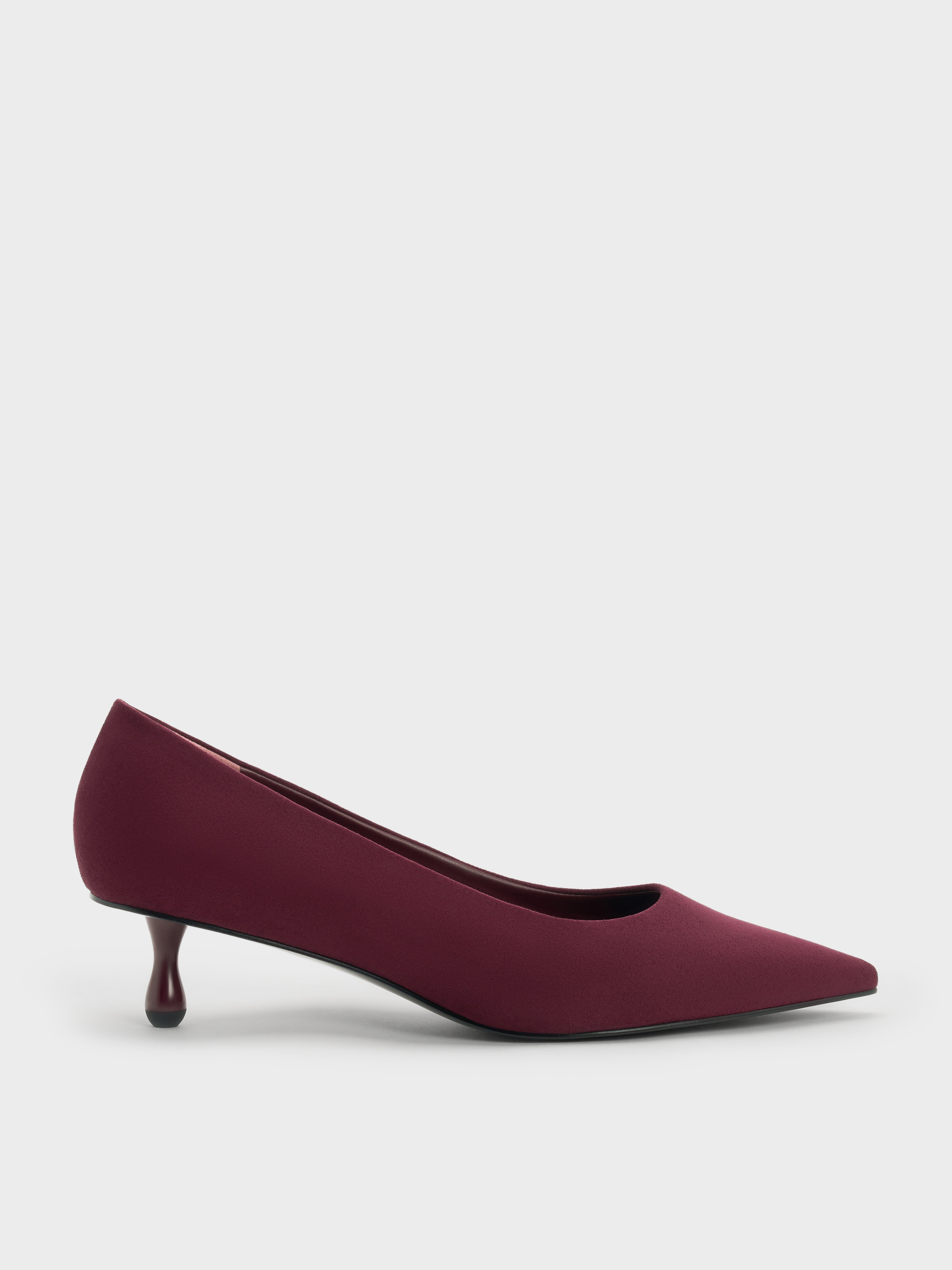 CHARLES & KEITH - Ruthie Faux Suede Kitten Heels by Charles & Keith US