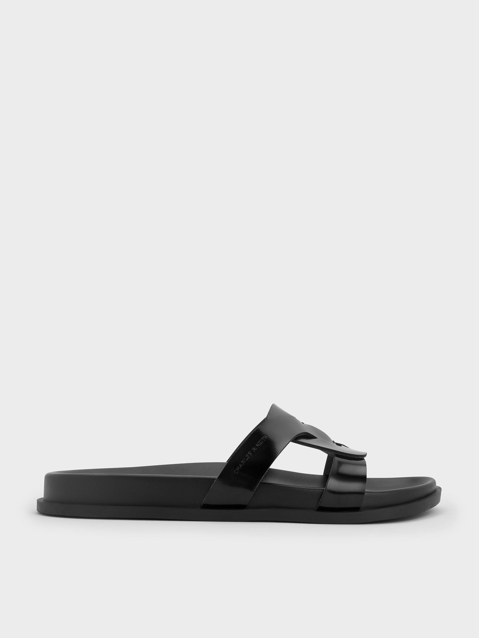 CHARLES & KEITH - Fannie Interwoven Slide Sandals by Charles & Keith US
