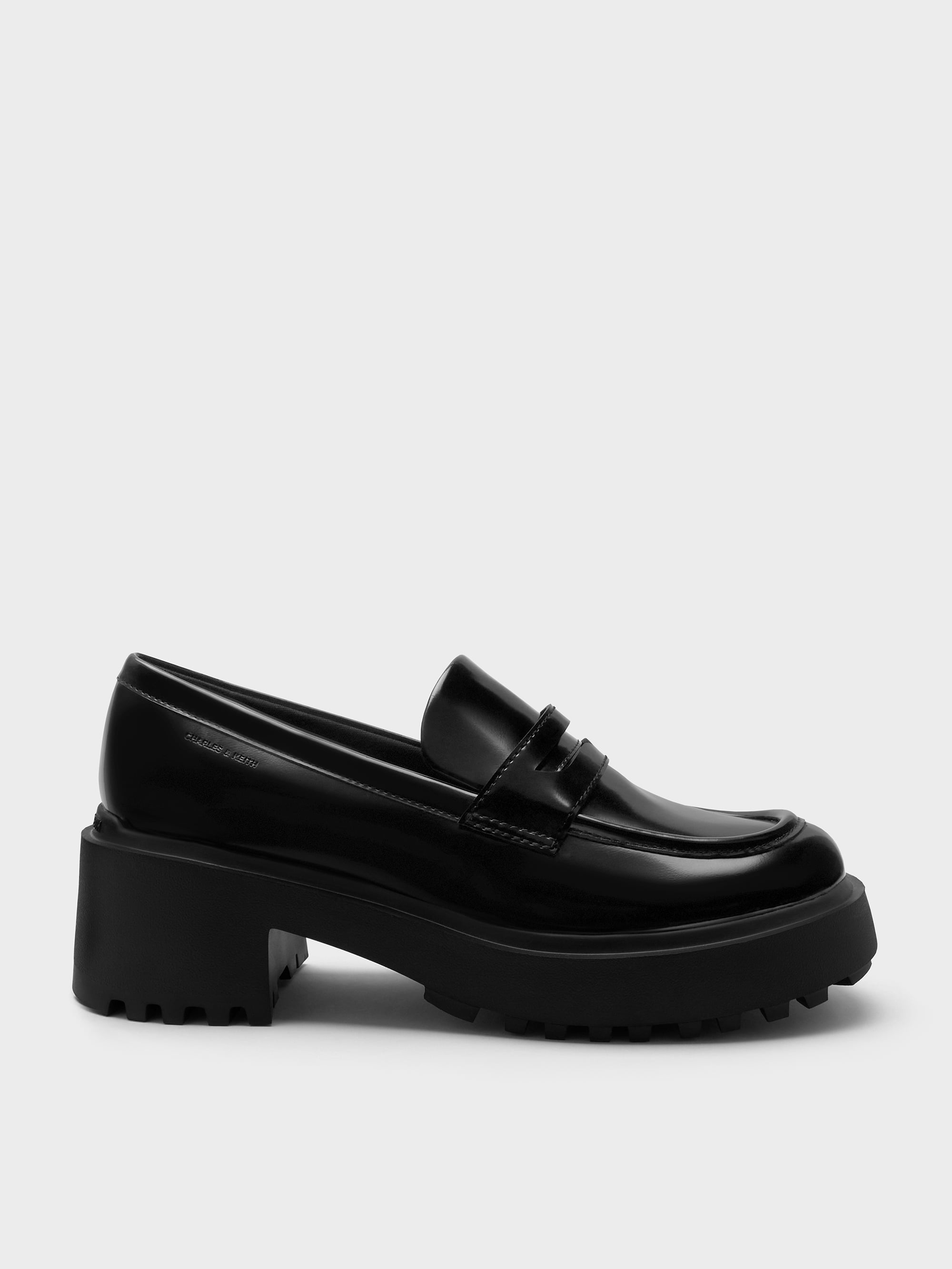 CHARLES & KEITH - Evan Platform Loafers by Charles & Keith US