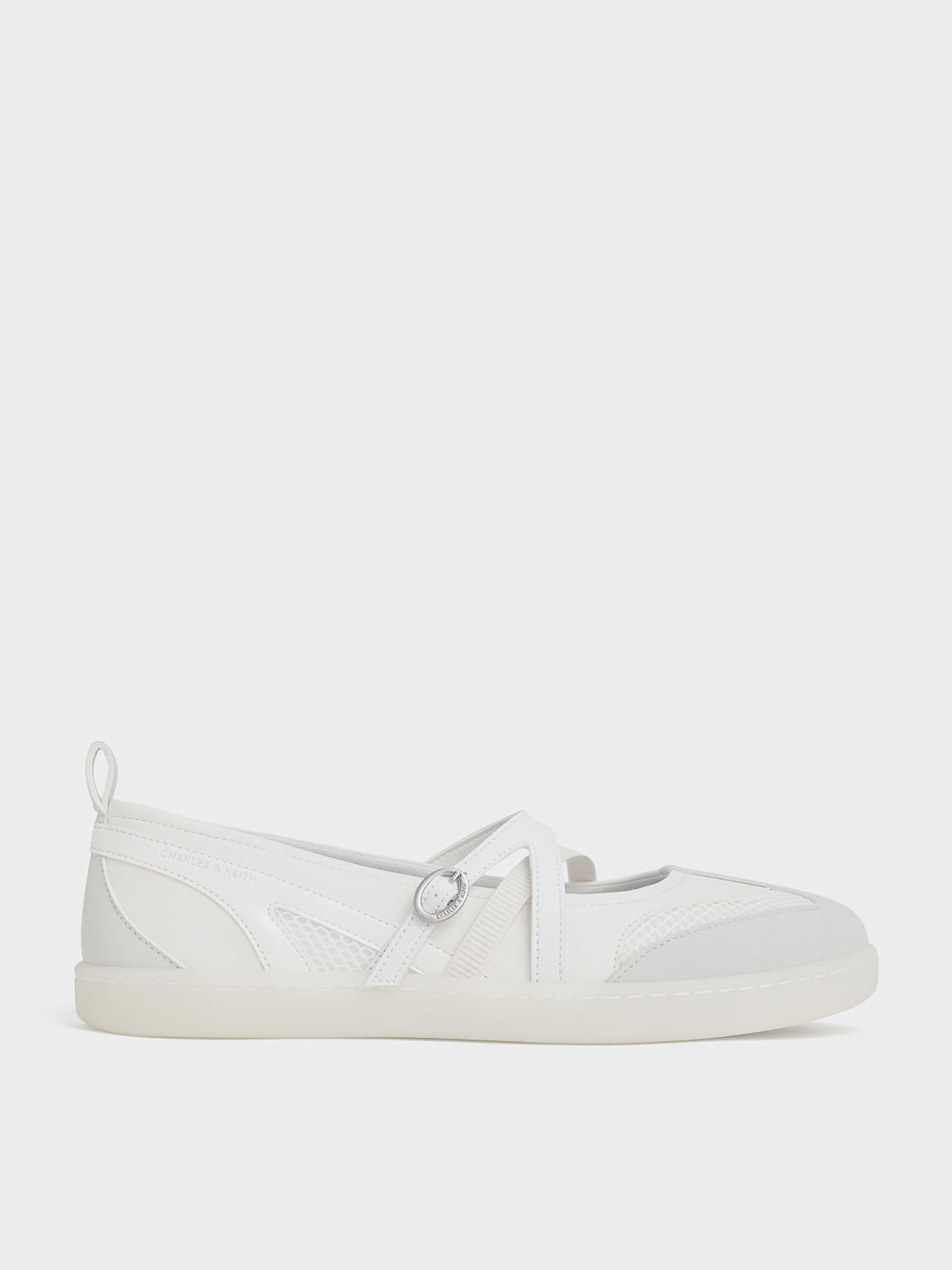 CHARLES & KEITH - Tiggy Mesh Two-Tone Ballet Sneakers by Charles & Keith US
