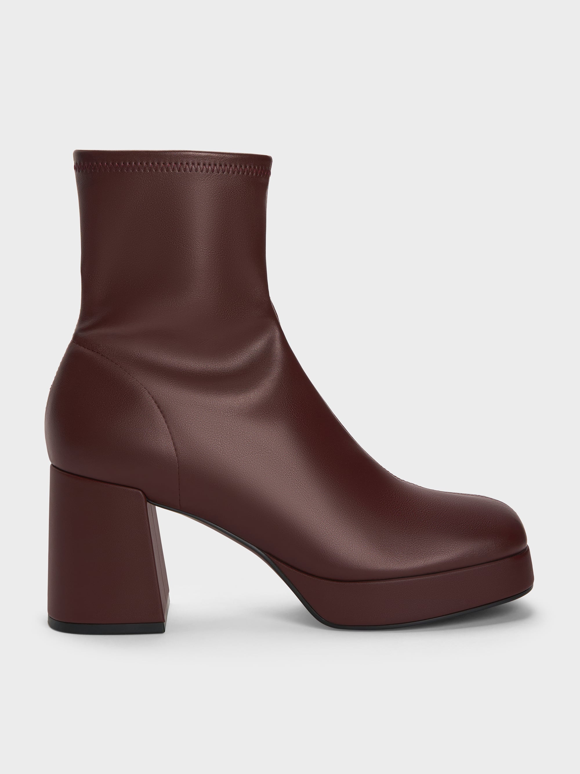 CHARLES & KEITH - Platform Ankle Boots by Charles & Keith US