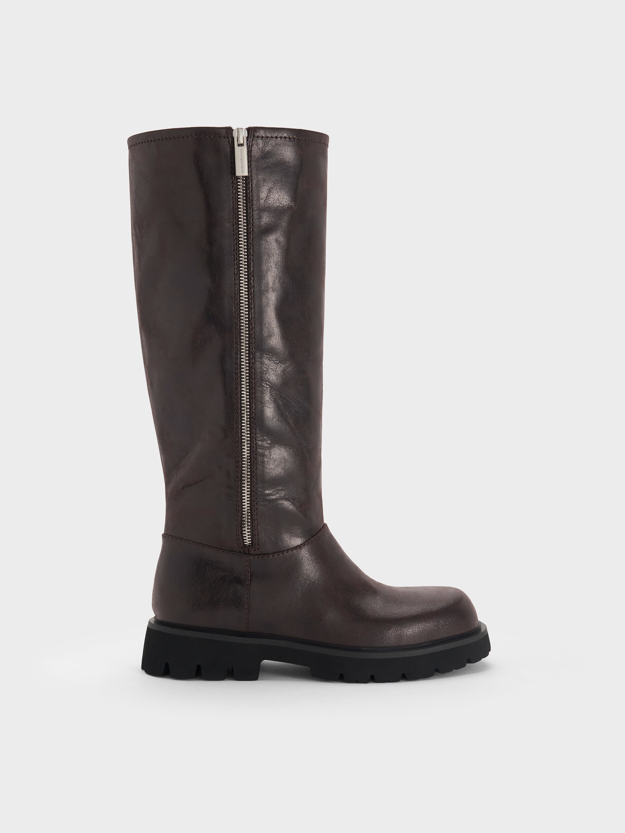 CHARLES & KEITH - Rosamond Knee-High Boots by Charles & Keith US