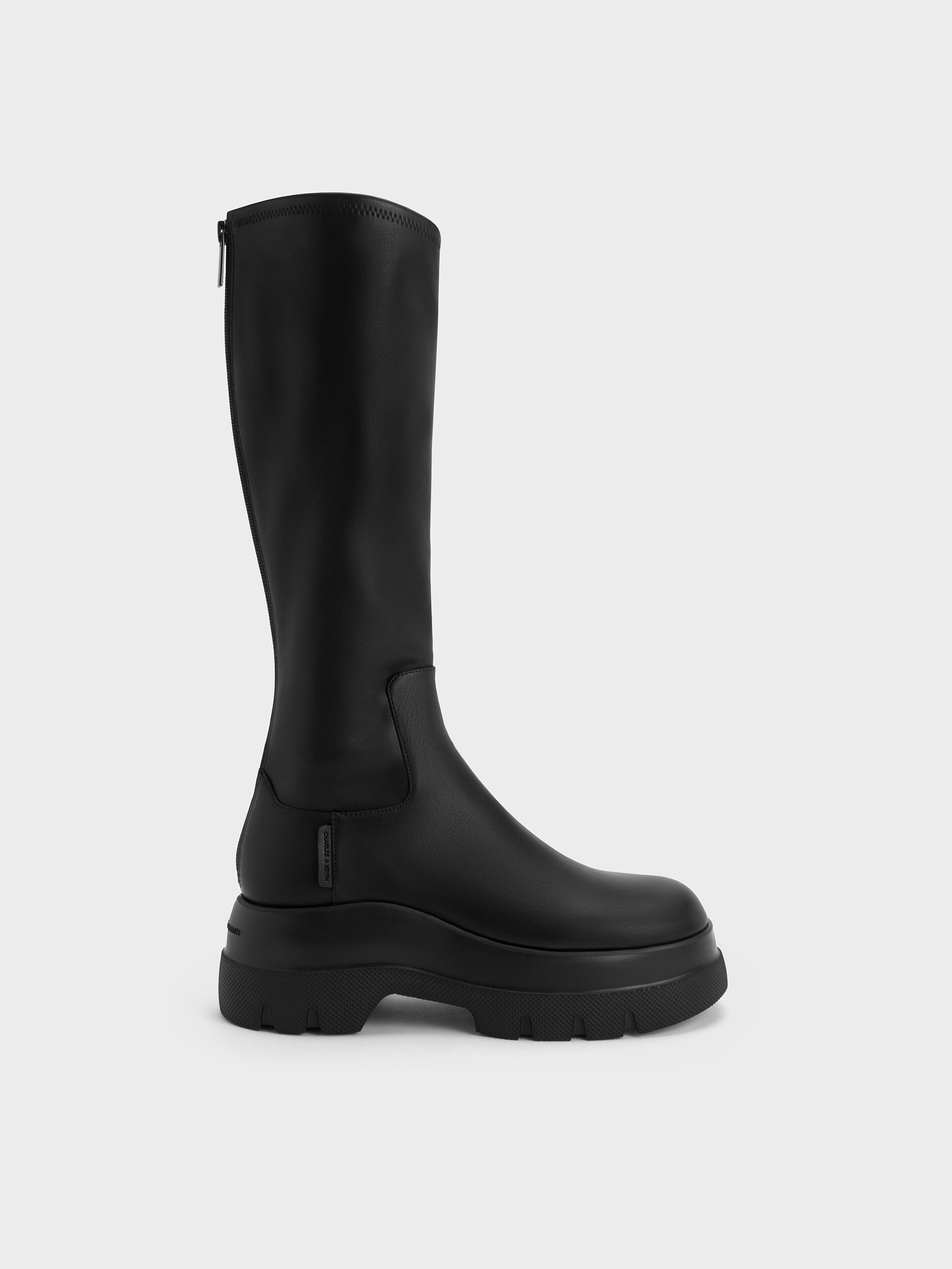 CHARLES & KEITH - Leoi Chunky Knee-High Boots by Charles & Keith US