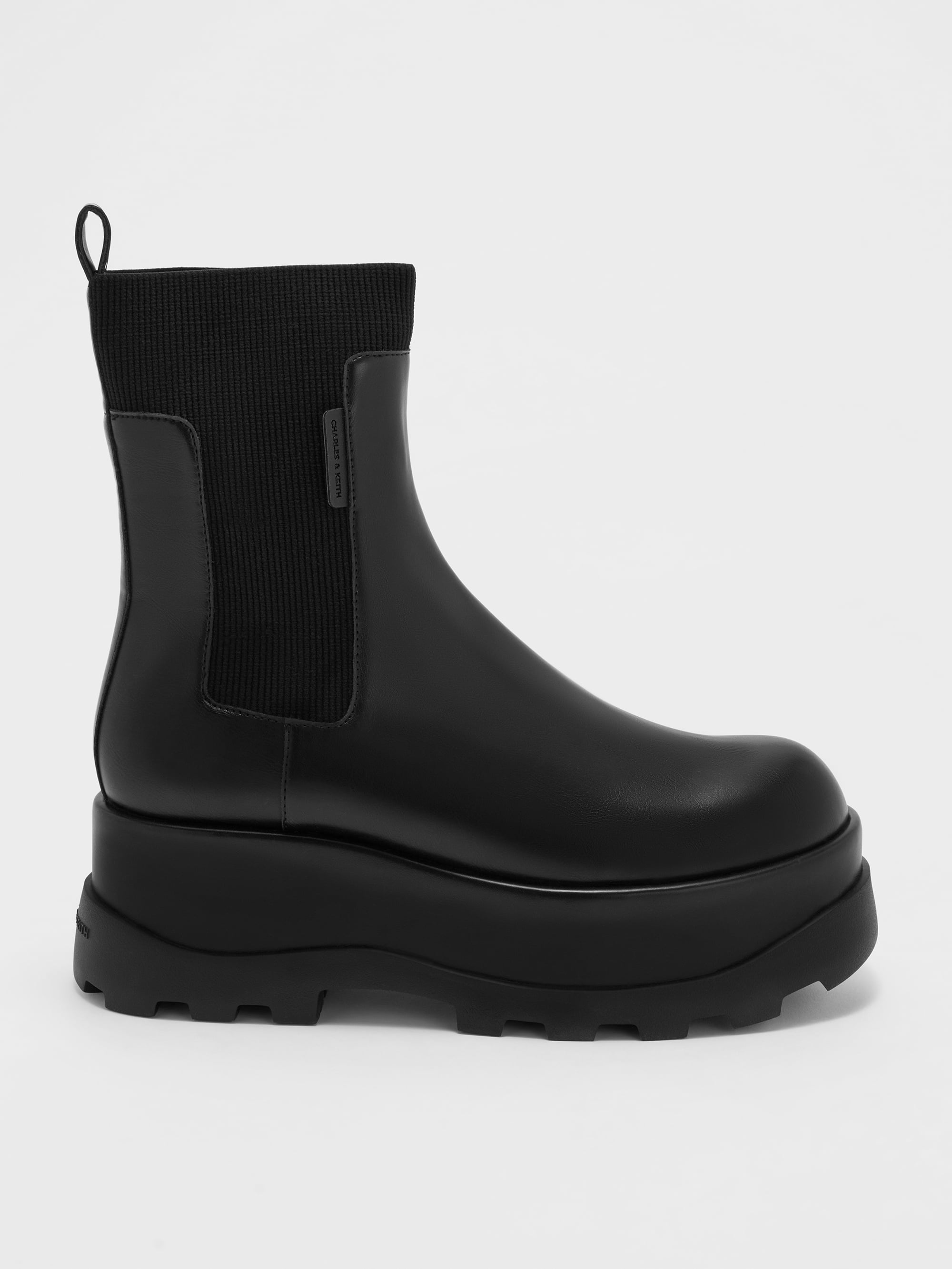 CHARLES & KEITH - Barron Platform Ankle Boots by Charles & Keith US