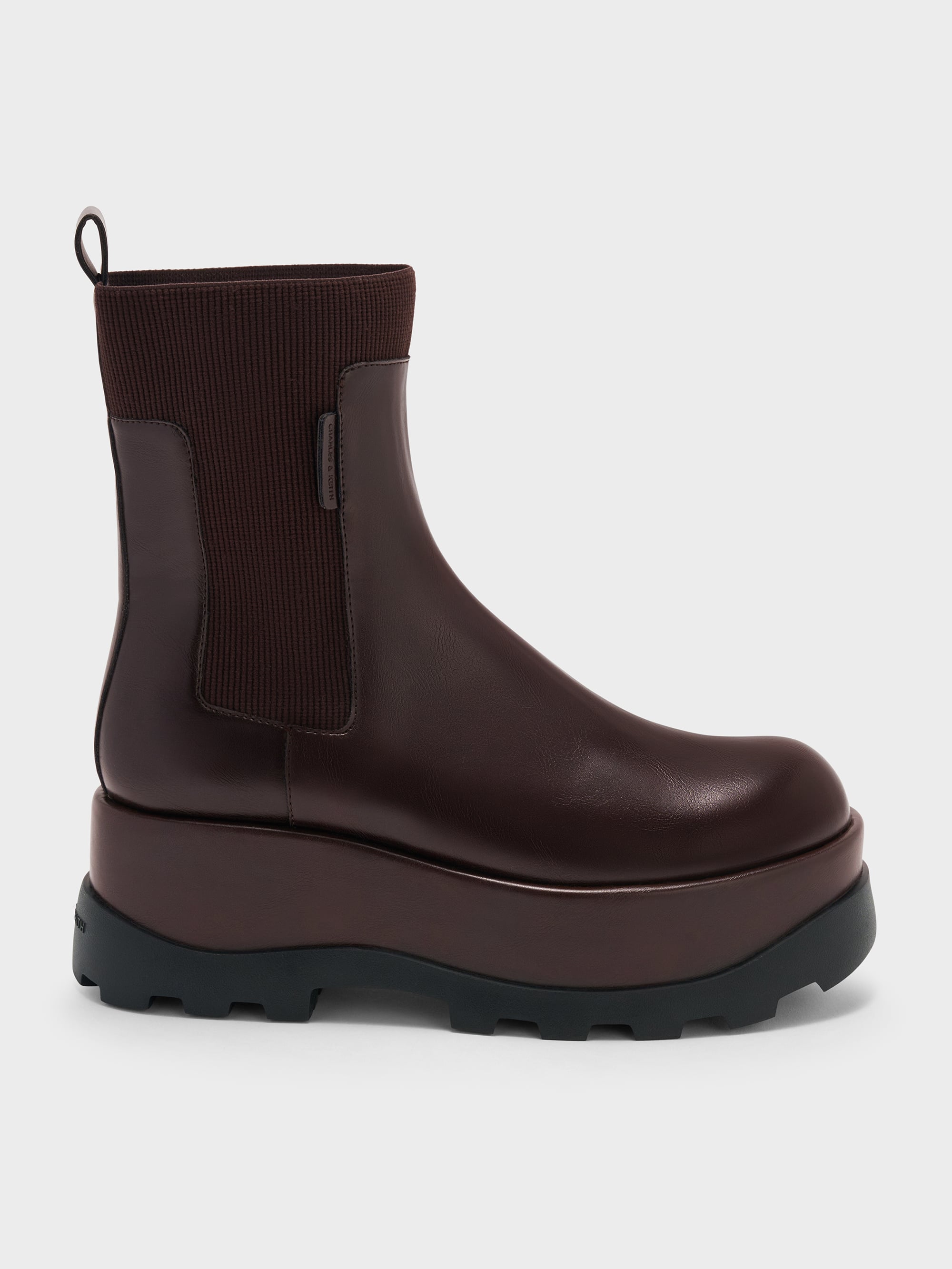 CHARLES & KEITH - Barron Platform Ankle Boots by Charles & Keith US