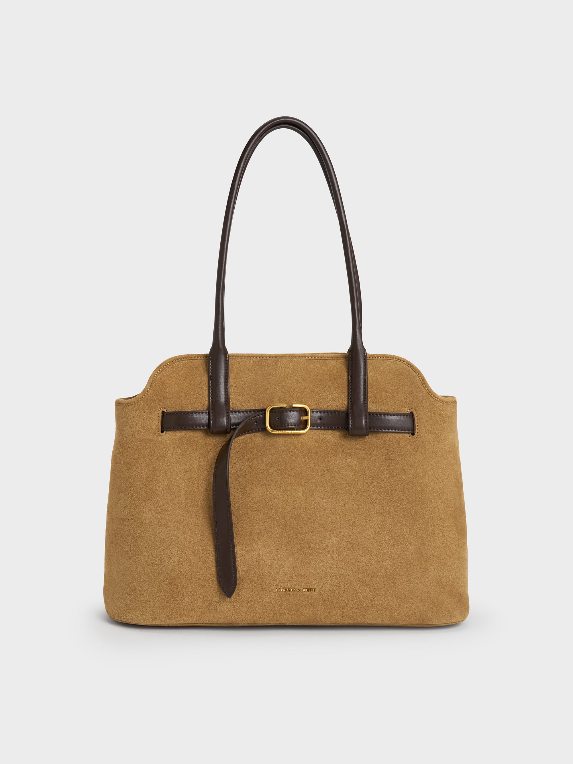 CHARLES & KEITH - Victoria Belted Tote Bag by Charles & Keith US