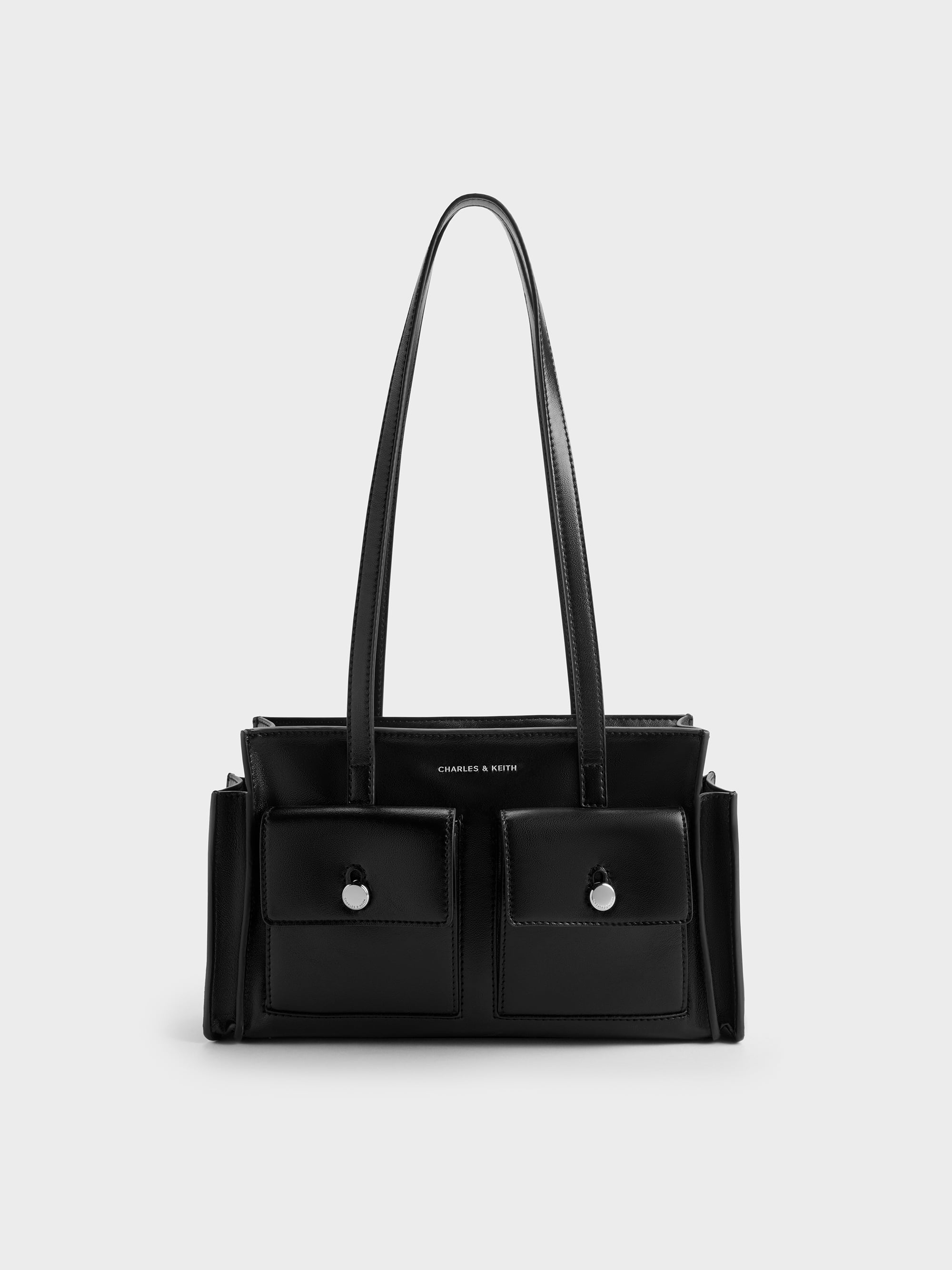 CHARLES & KEITH - Zevon Multi-Pocket Tote Bag by Charles & Keith US