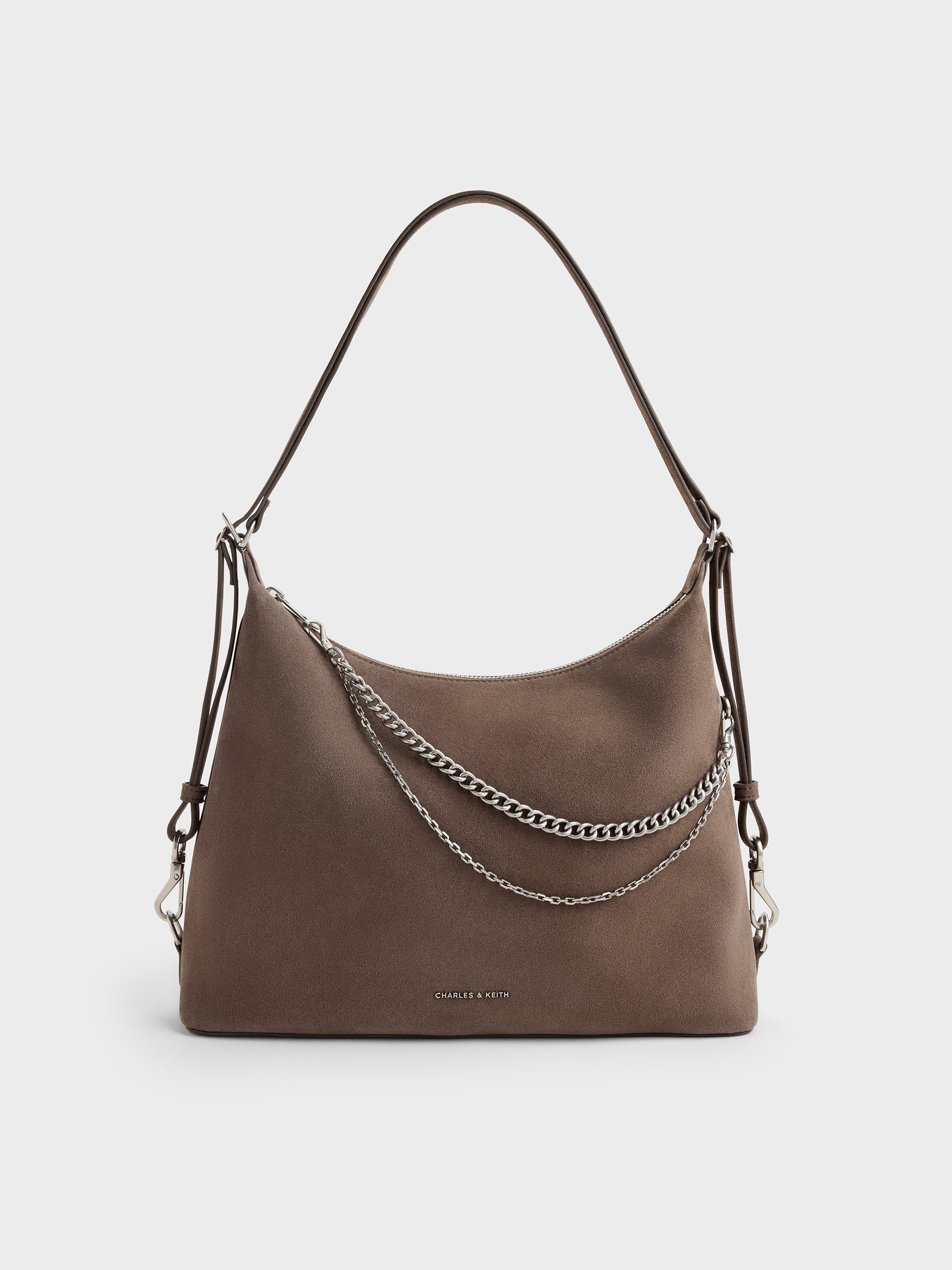CHARLES & KEITH - Atwood Chain Convertible Hobo Bag by Charles & Keith US