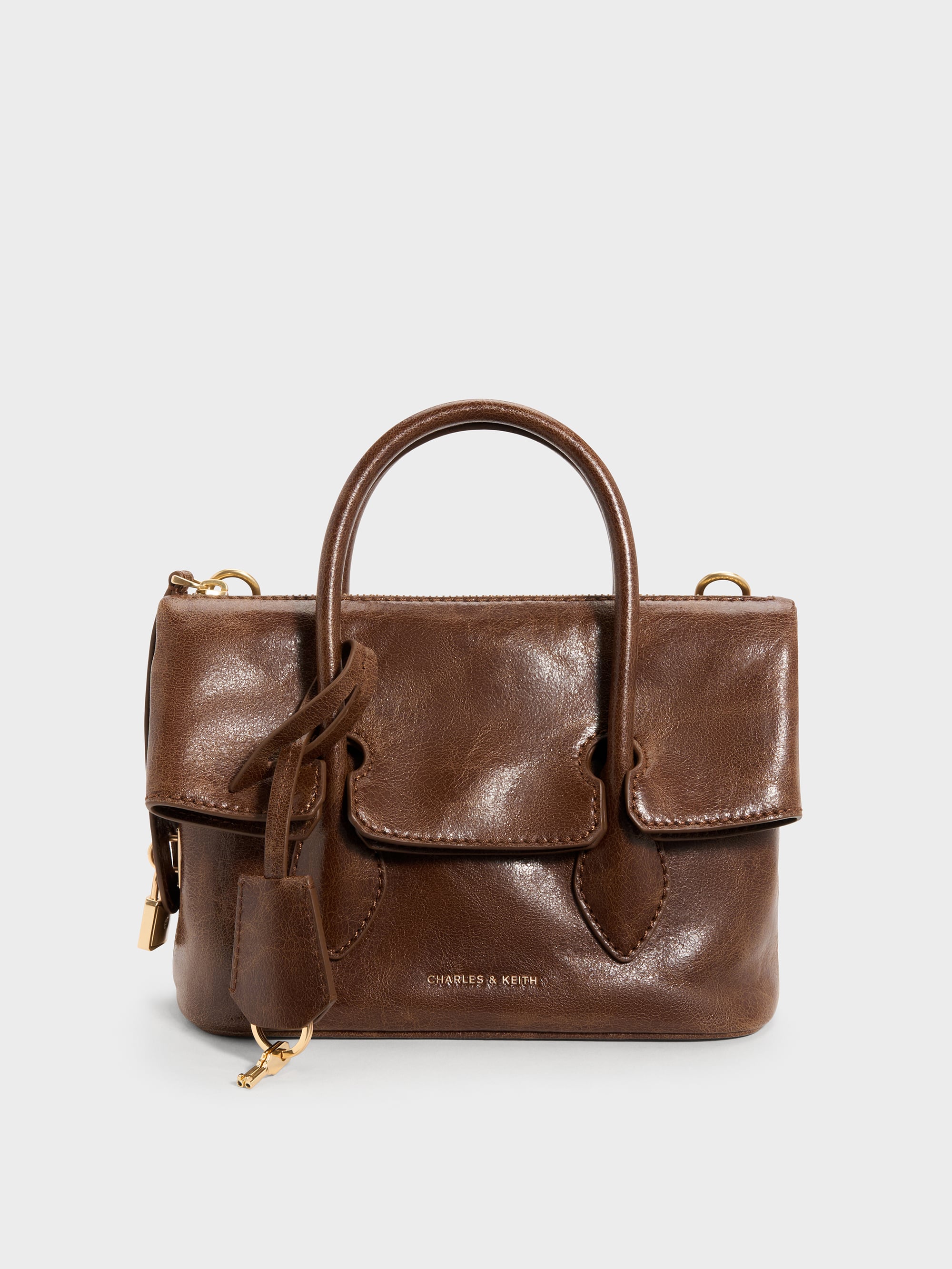 CHARLES & KEITH - Aveline Front-Flap Crossbody Bag by Charles & Keith US