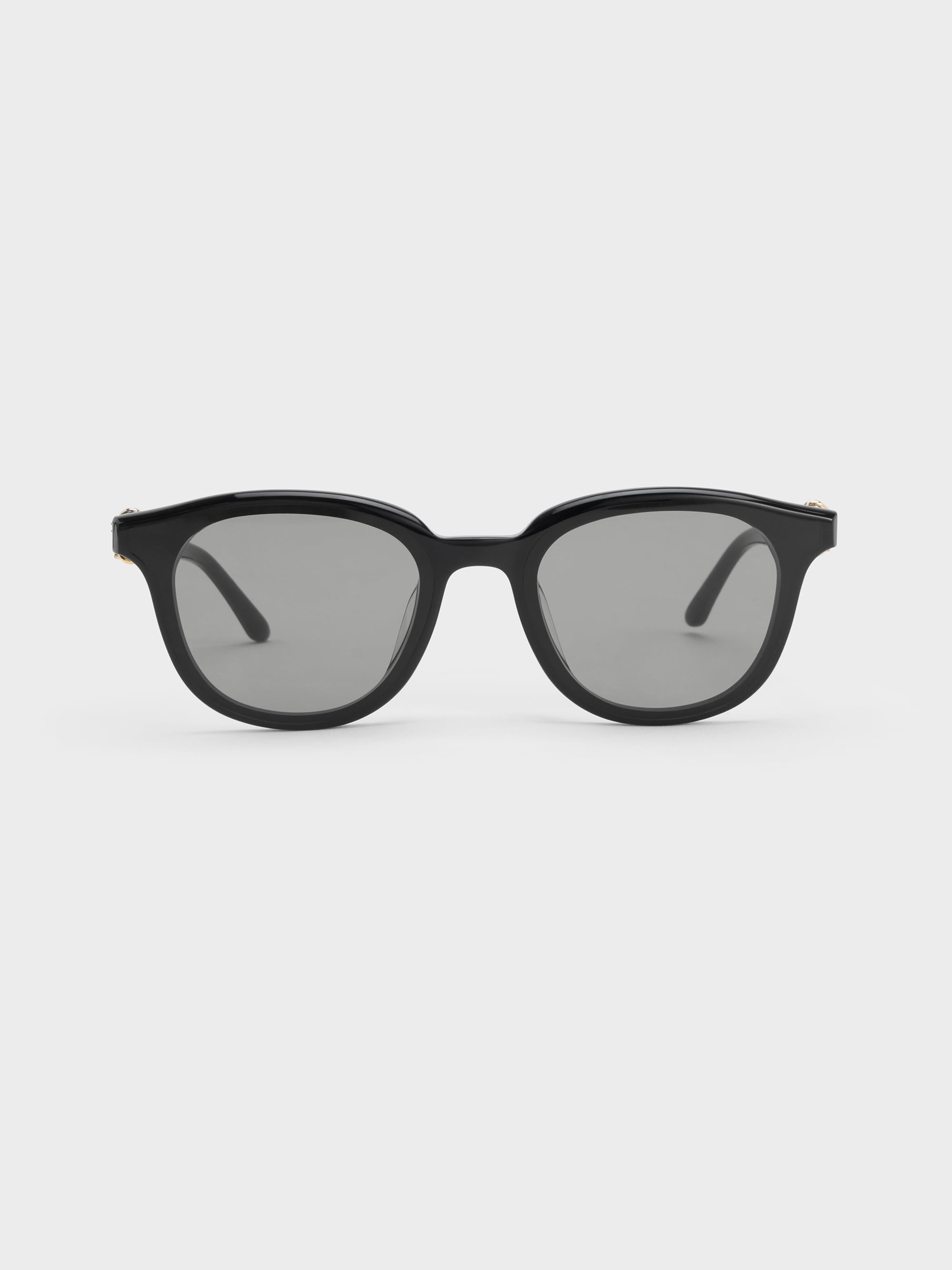 CHARLES & KEITH - Roux Crystal Square Sunglasses by Charles & Keith US