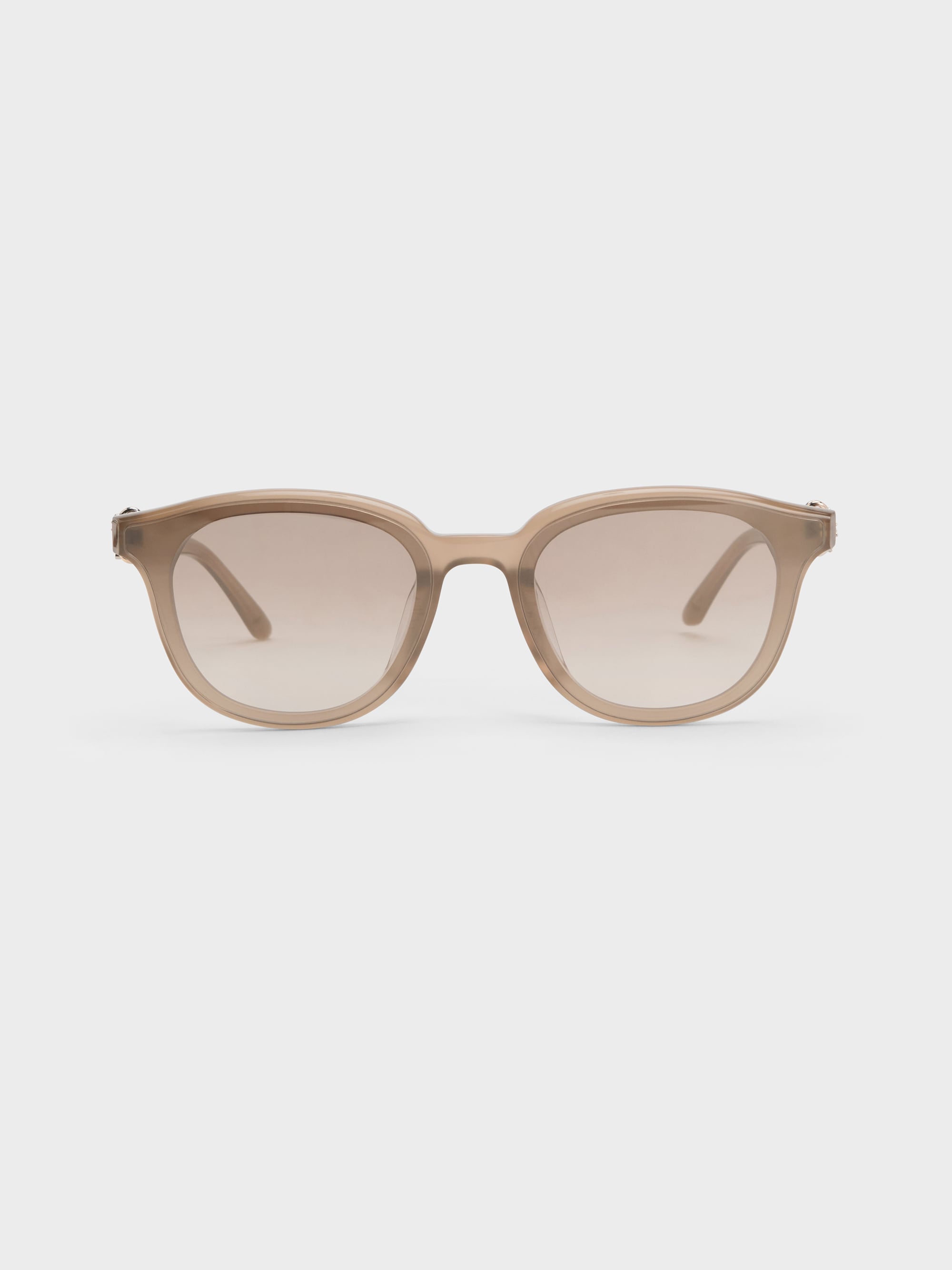 CHARLES & KEITH - Roux Crystal Square Sunglasses by Charles & Keith US