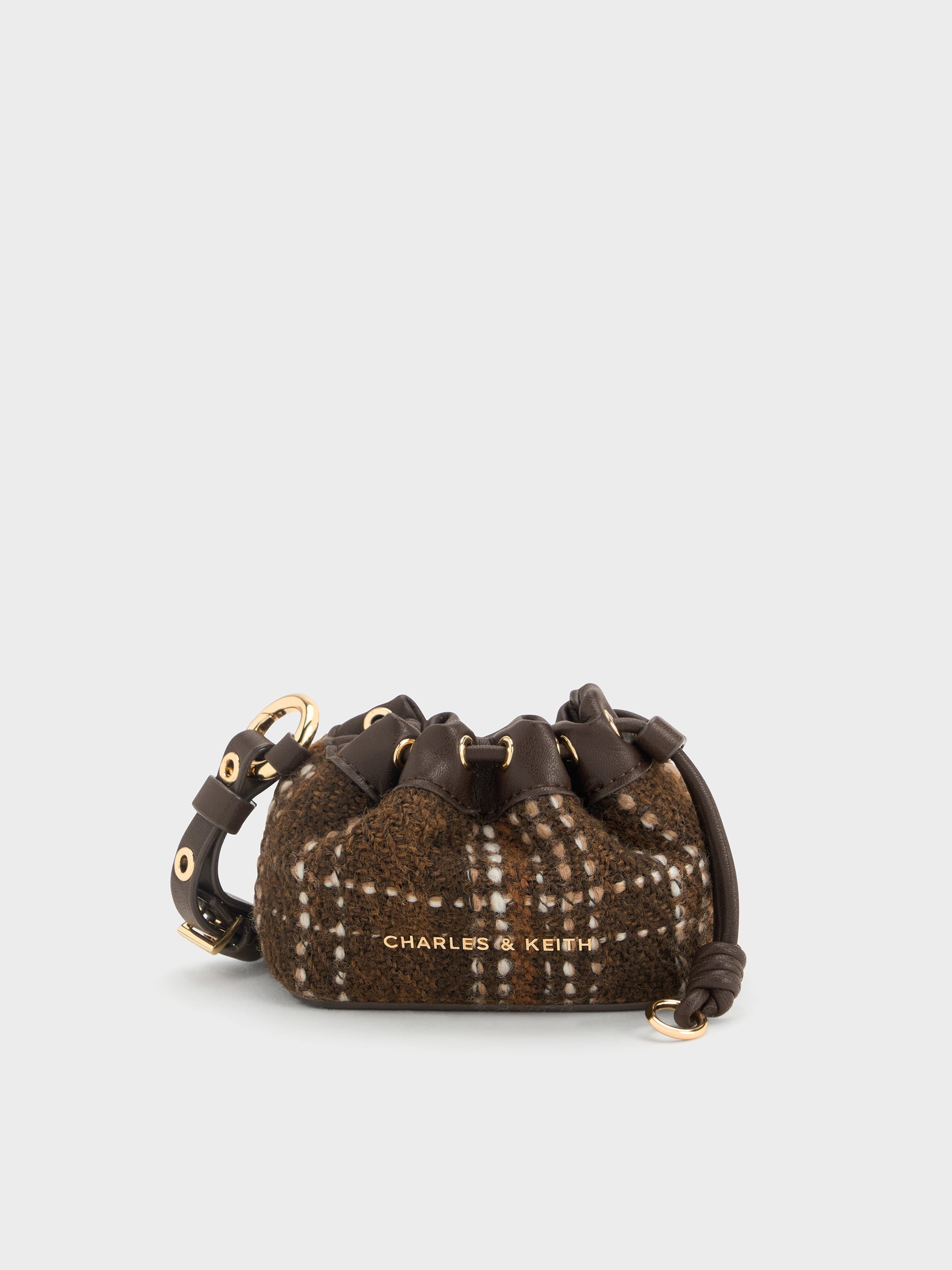 CHARLES & KEITH - Lillith Checkered Micro Pouch by Charles & Keith US