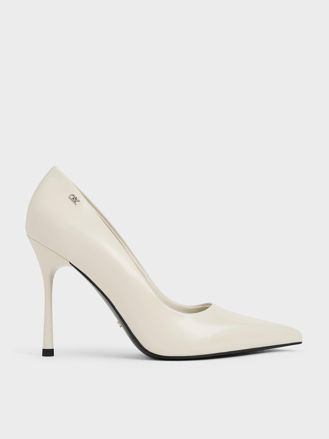 CHARLES & KEITH - Kyra Leather Pointed-Toe Pumps by Charles & Keith US
