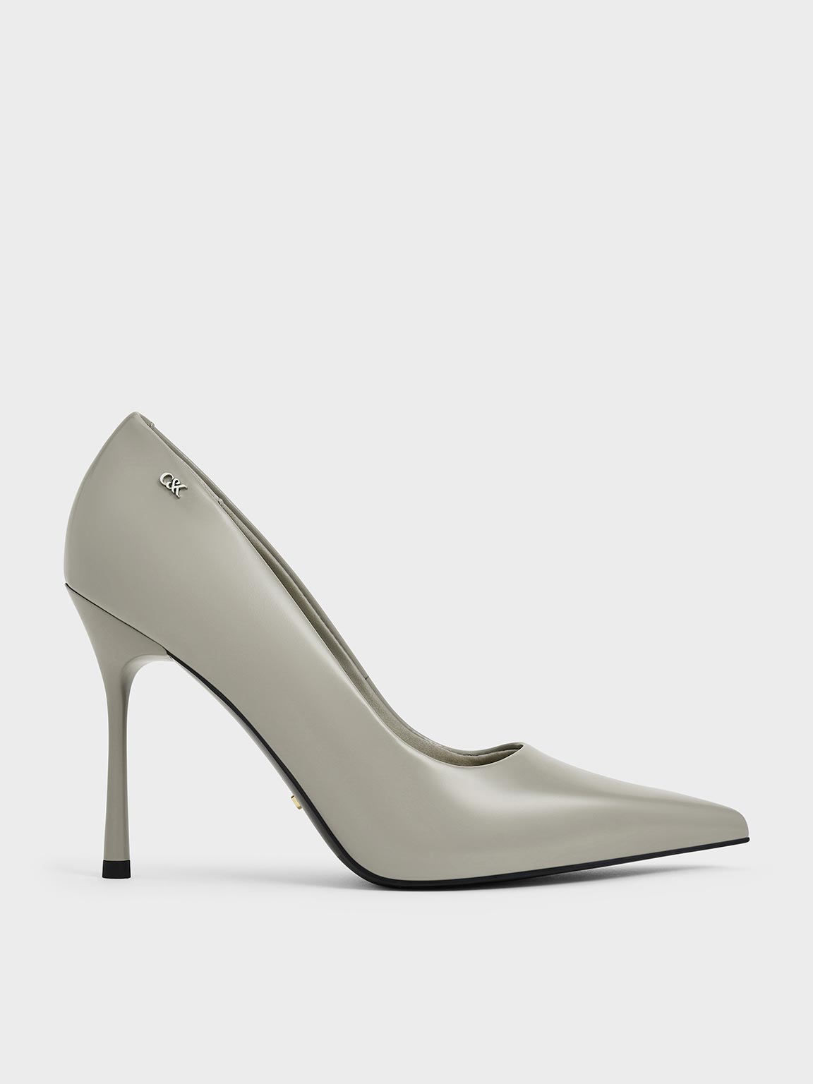 CHARLES & KEITH - Kyra Leather Pointed-Toe Pumps by Charles & Keith US