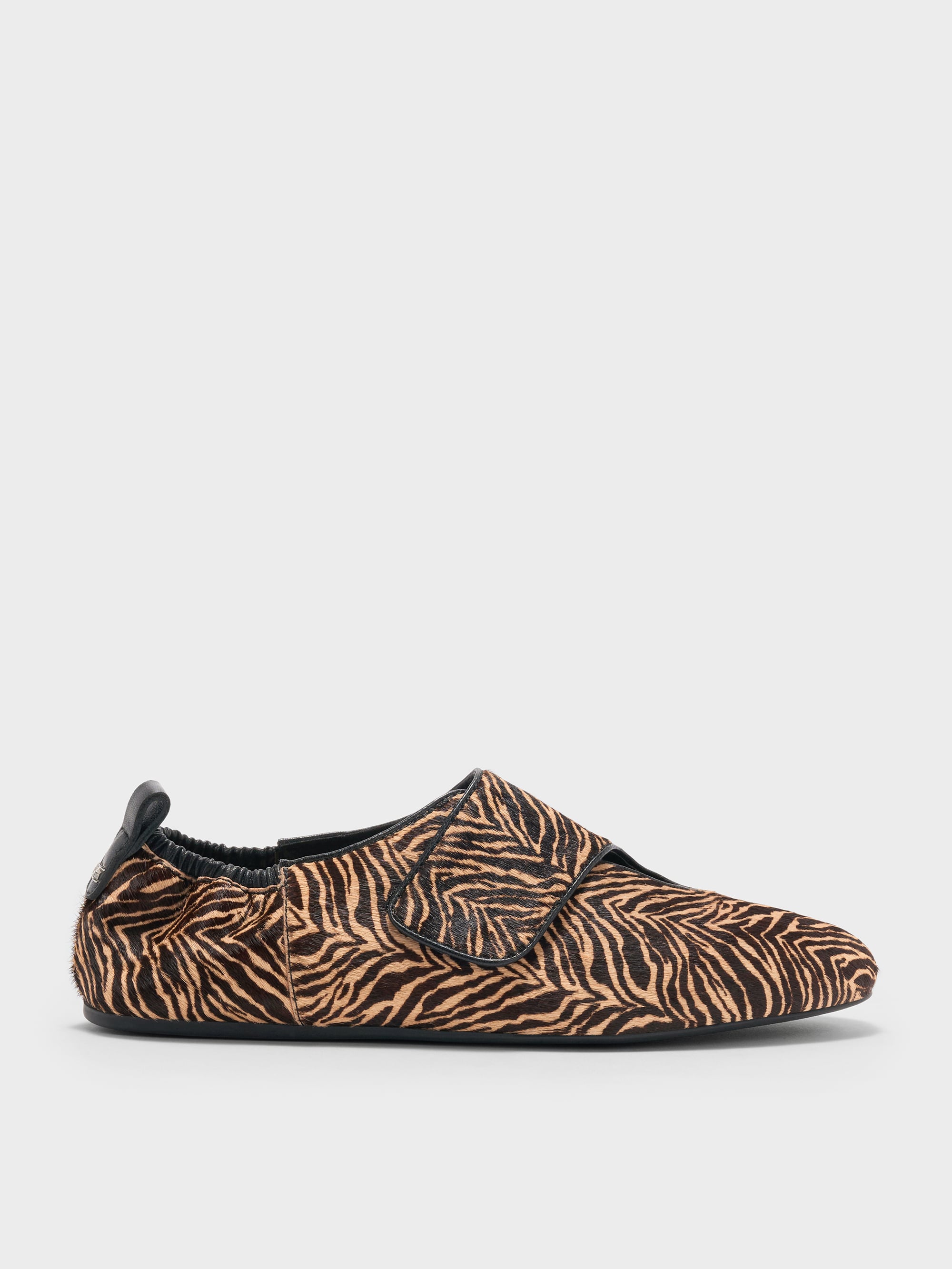 CHARLES & KEITH - Pippa Calf Hair Zebra-Print Ballet Flats by Charles & Keith US