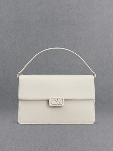 CHARLES & KEITH - Leather Shoulder Bag by Charles & Keith US