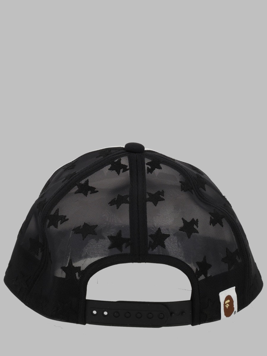 A Bathing Ape® 001CPM301004M_BLACK Baseball Cap — Black, view 2