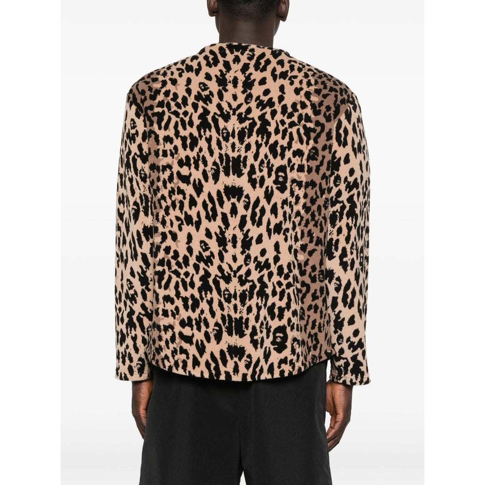 A Bathing Ape® Leopard Print Jacket — Brown, view 2