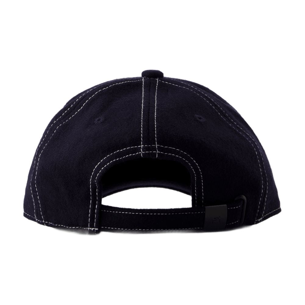 A Cold Wall ACWUA185 Diamond-Quilted Cotton Baseball Cap — Navy by A Cold Wall