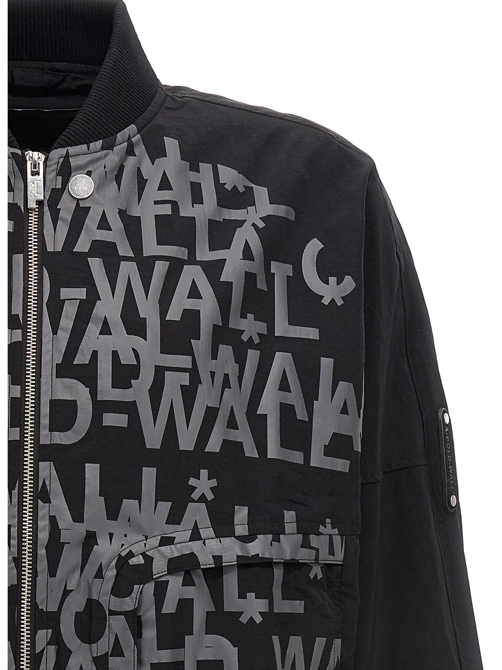 A-Cold-Wall* Imprint Bomber Jacket — Black, view 3