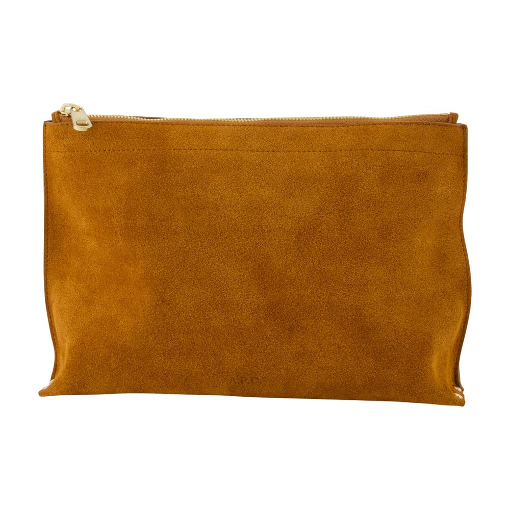 A.P.C. Clutch — Brown by A.p.c.