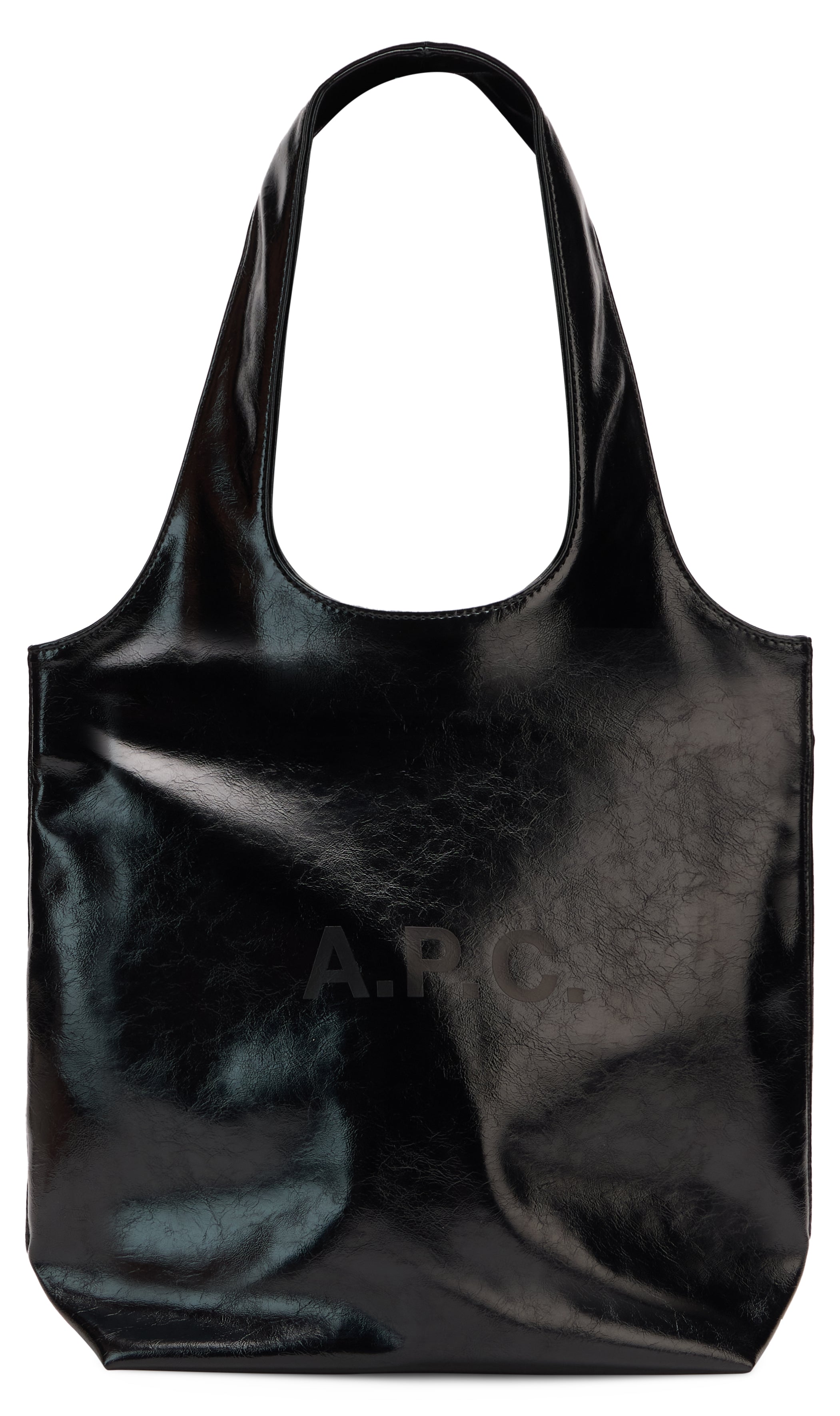 A.P.C. Ninon Synthetic Tote Bag — Black, view 2