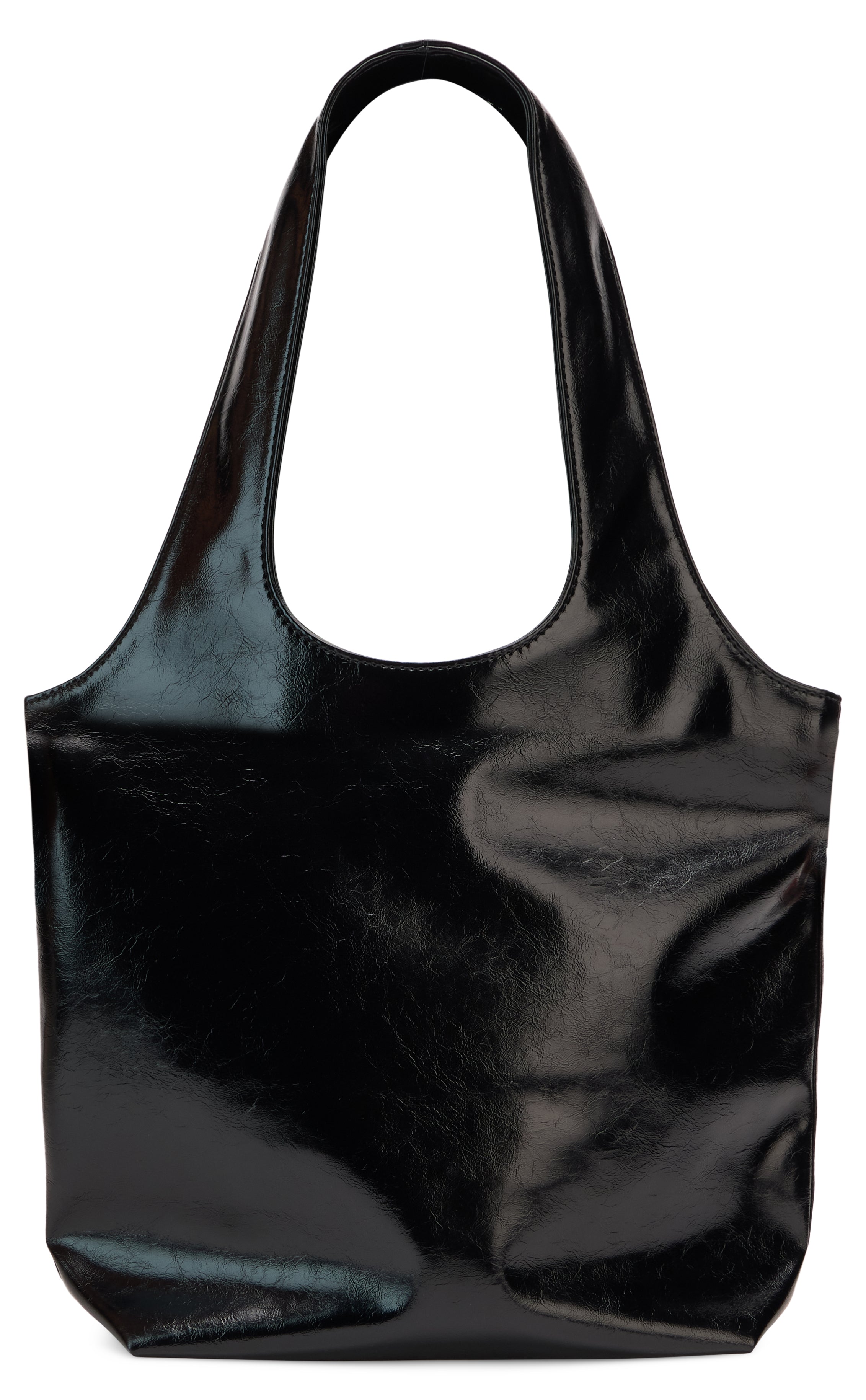 A.P.C. Ninon Synthetic Tote Bag — Black, view 4