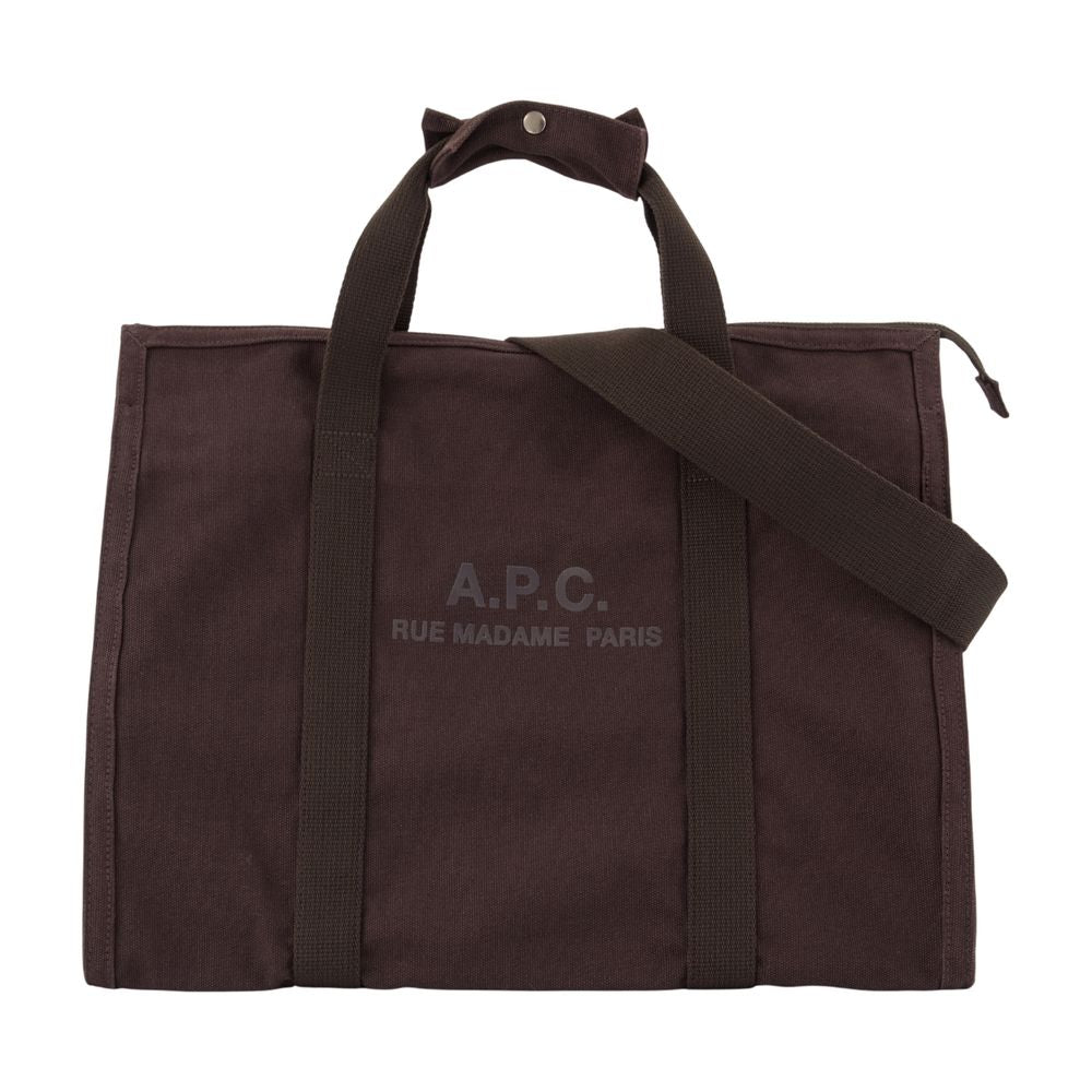 A.P.C. Gym Recuperation Shopper Tote — Brown by A.p.c.