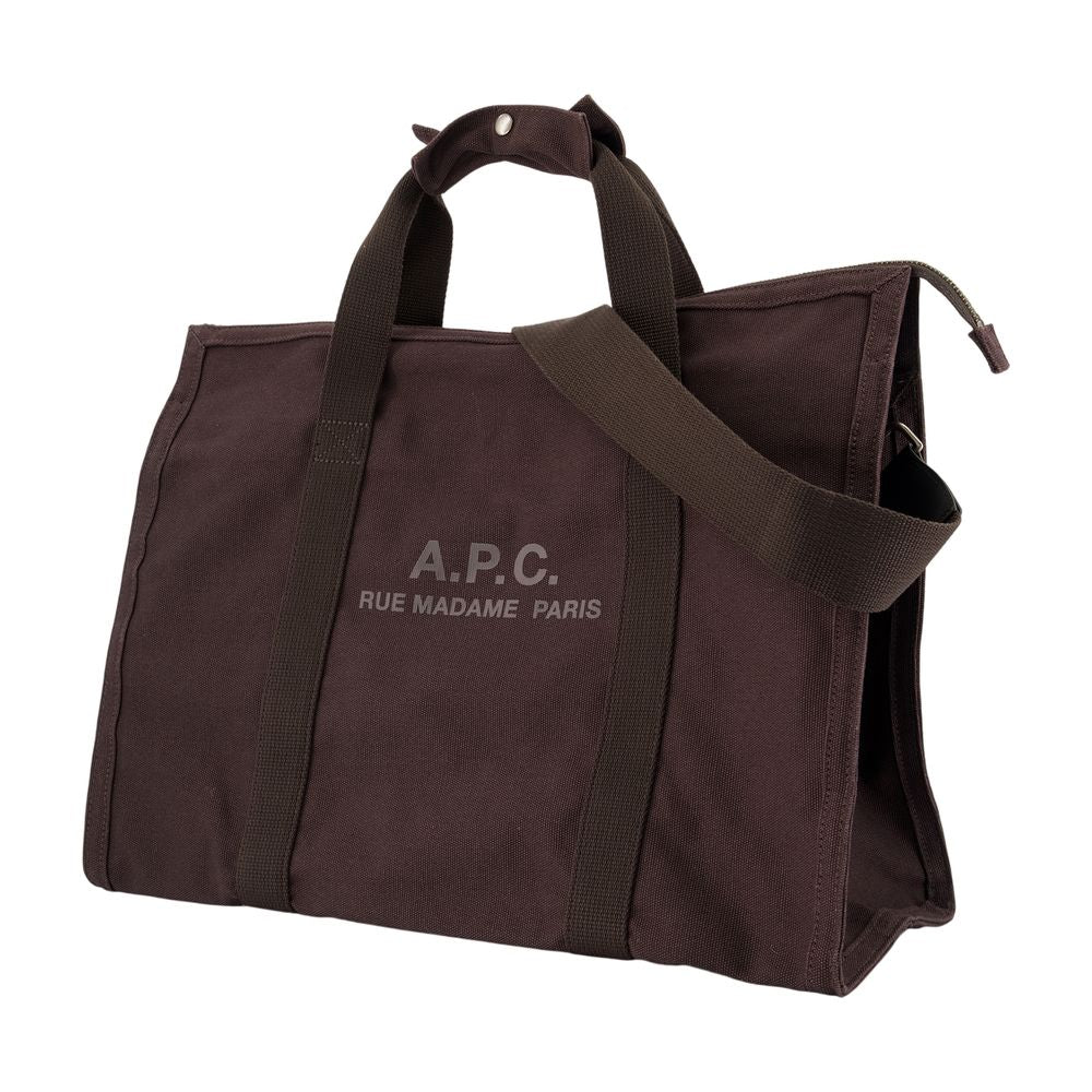 A.P.C. Gym Recuperation Shopper Tote — Brown, view 2