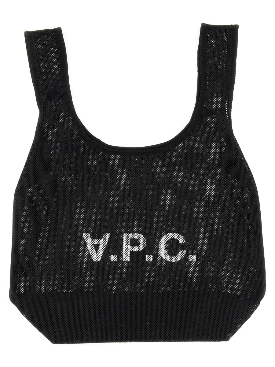 A.P.C. Rebound Shoulder Bag — Black, view 3