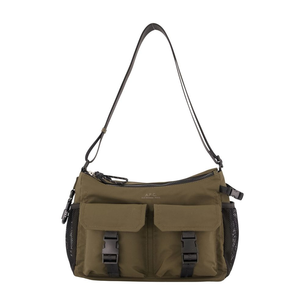 A.P.C. Trek Shopper Shoulder Bag — Khaki by A.p.c.
