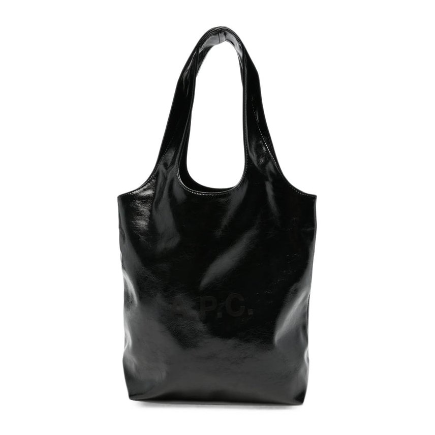 A.P.C. Patent Leather Tote Bag — Black by A.p.c.