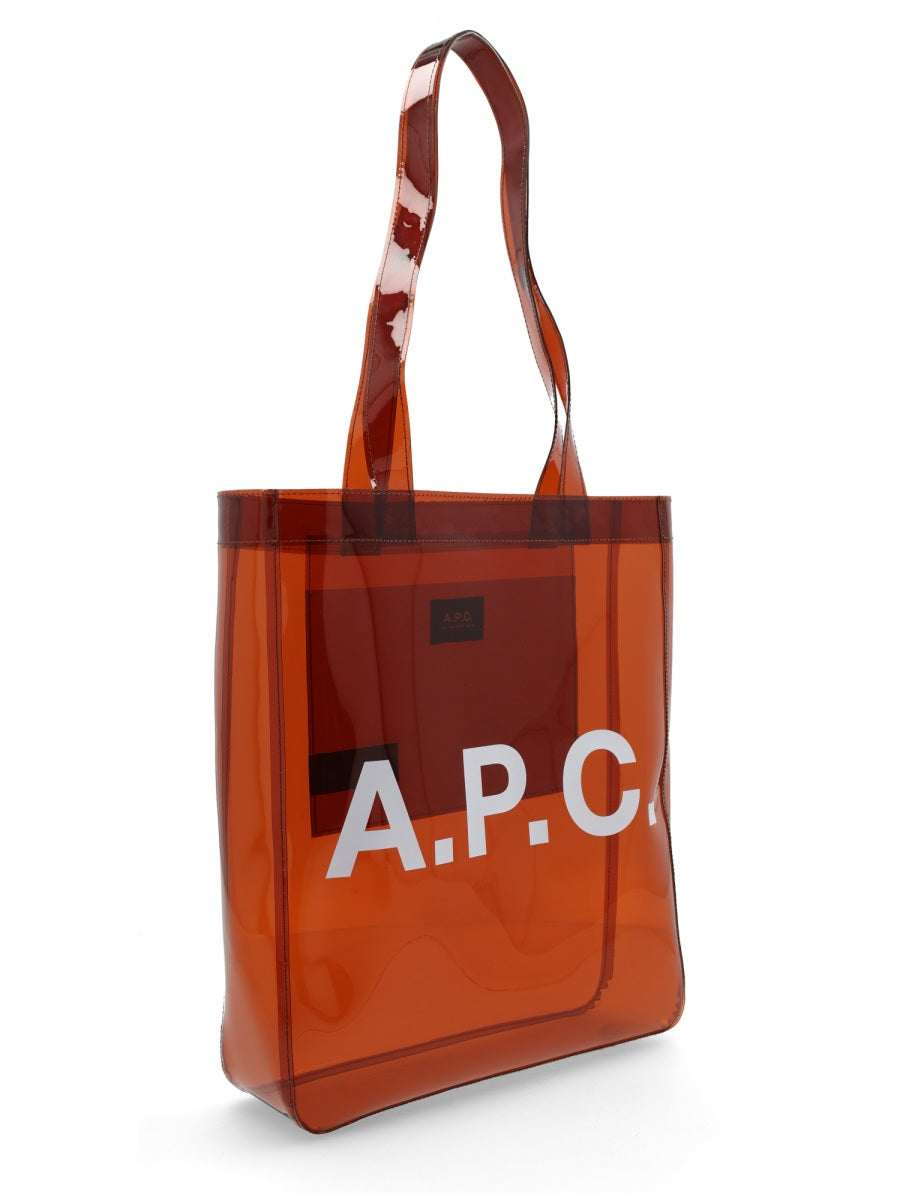 A.P.C. Lou Tote Bag — Brown by A.p.c.